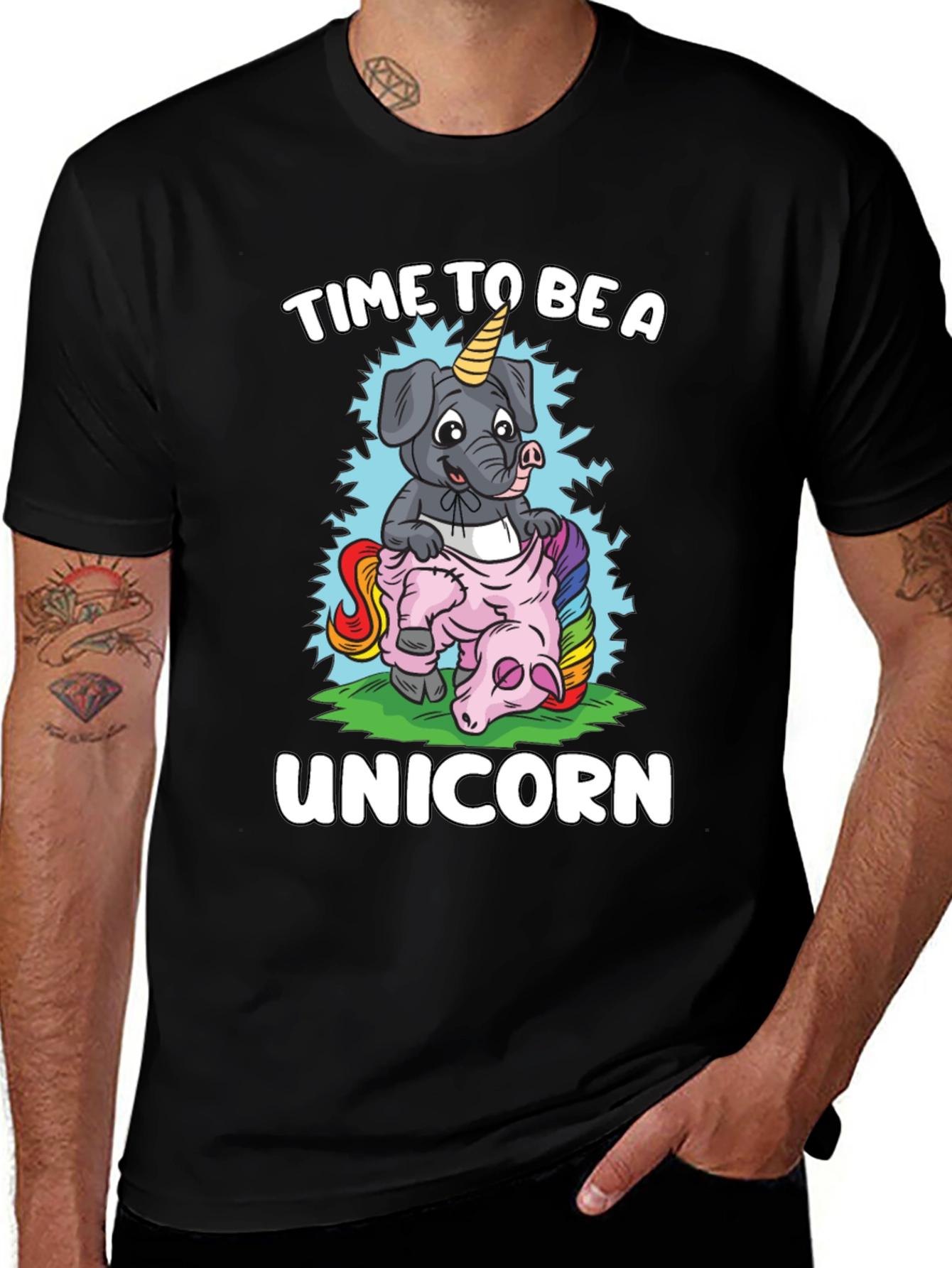 Variant 17 of Time to Be a Unicorn T-Shirt