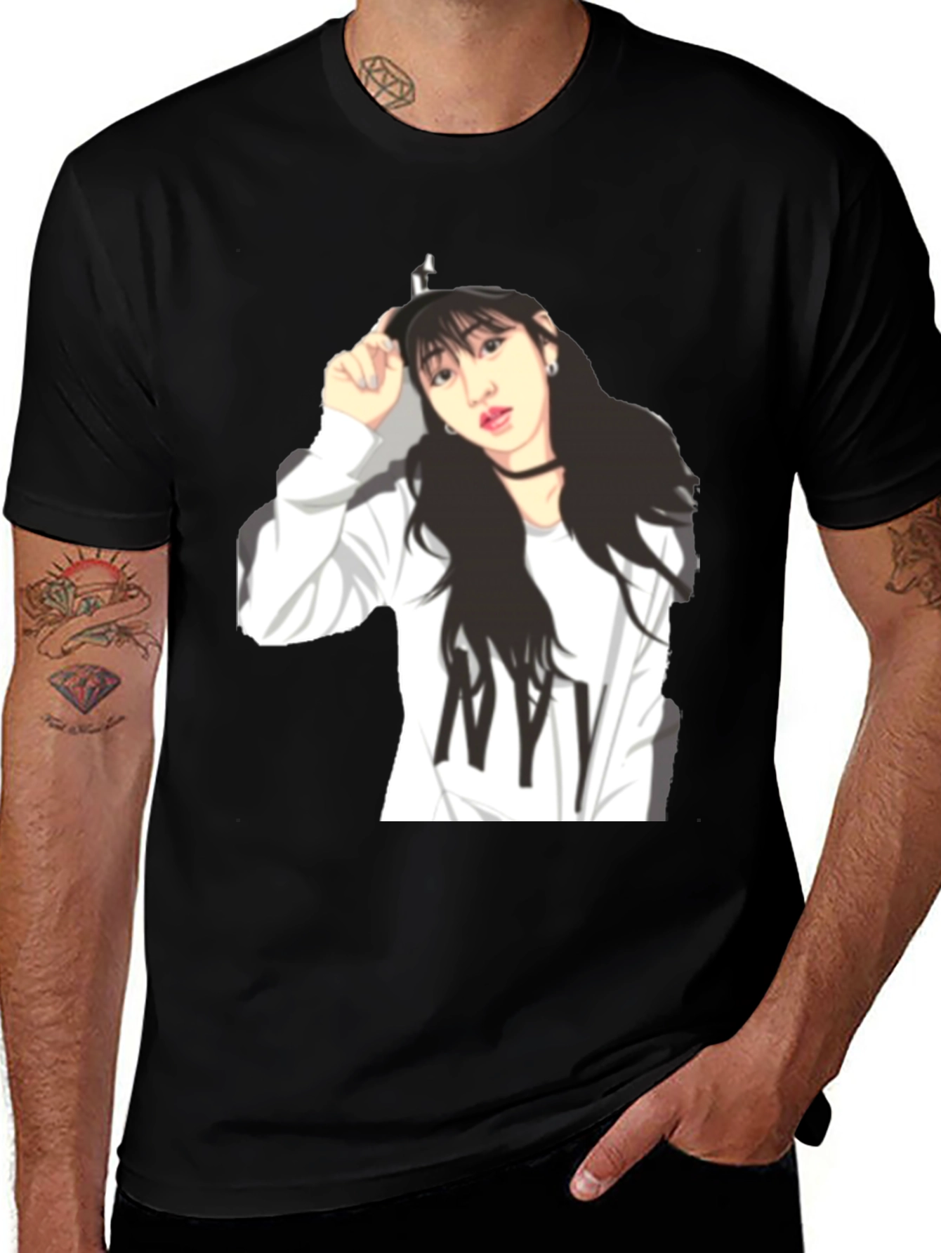 Variant 30 of Cool Graphic Tee - Woman Design