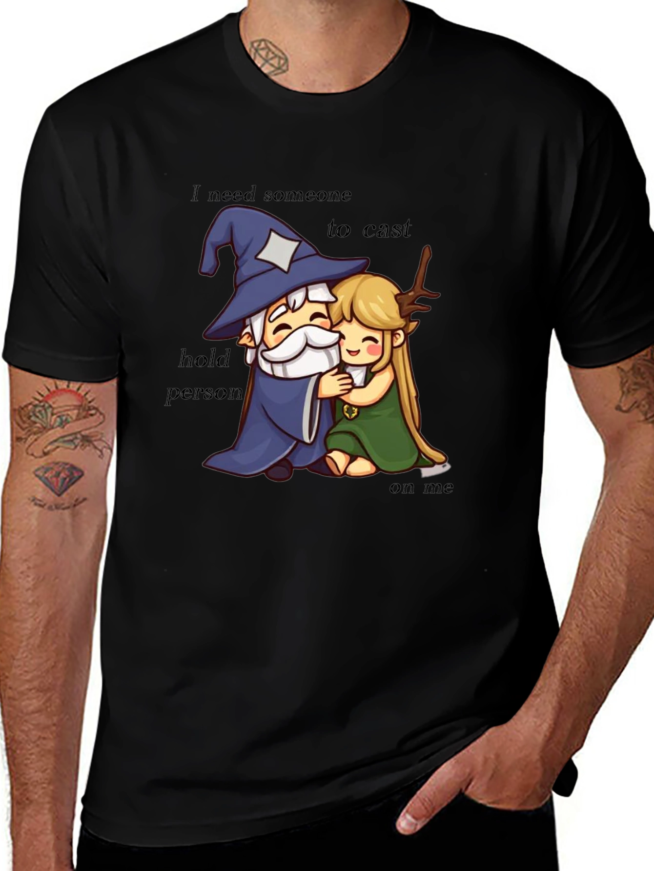 Wizard Hug T-Shirt: I need someone to cast