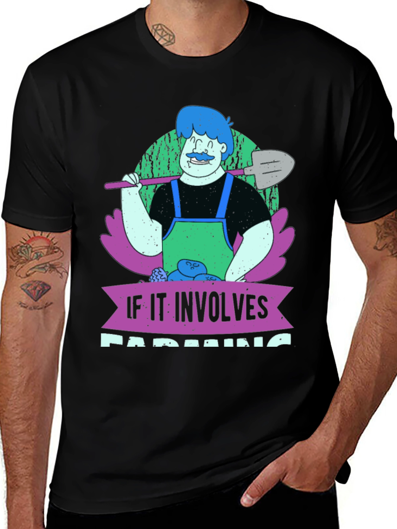 Funny Farming T-Shirt - "If It Involves Farming"