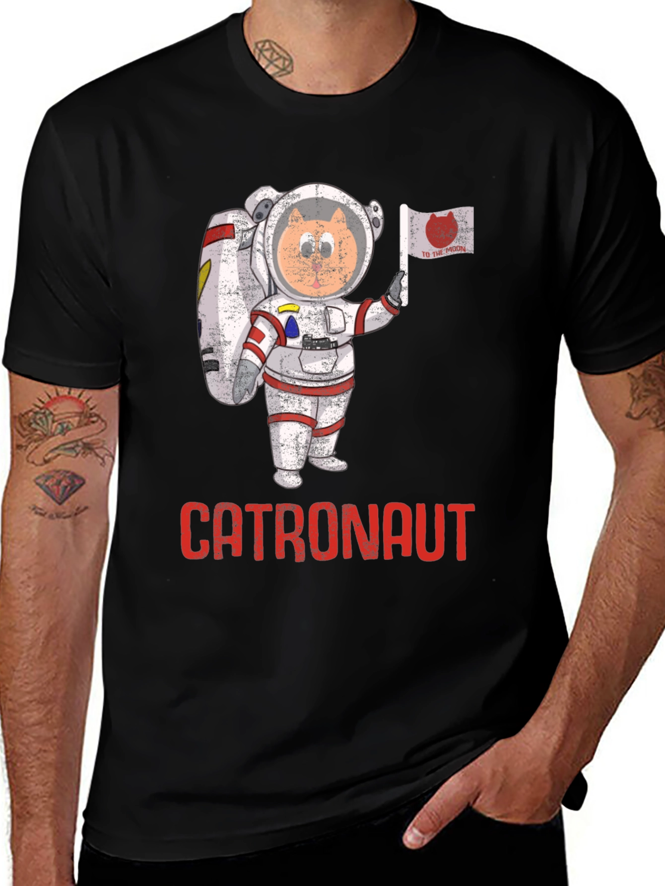 Variant 14 of Catronaut T-Shirt - Space Cat Astronaut Design