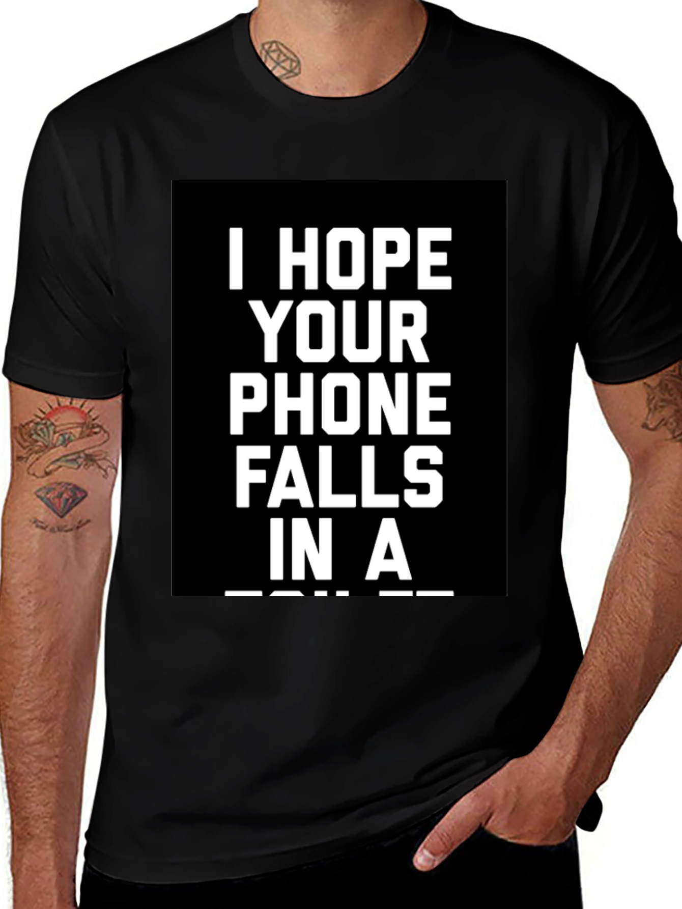 Variant 7 of Humorous Phone Curse T-Shirt