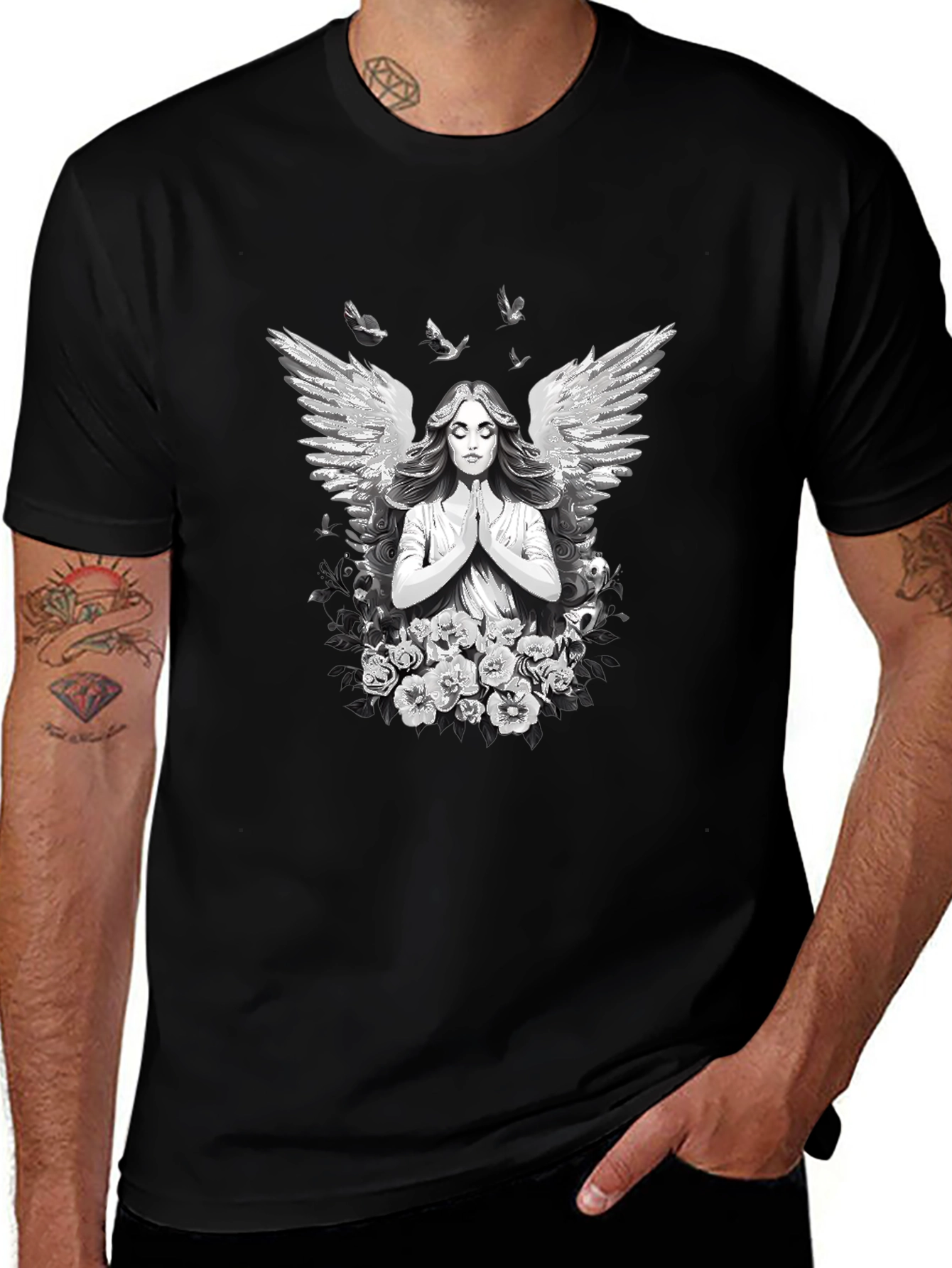 Variant 18 of Angel Wings Graphic T-Shirt