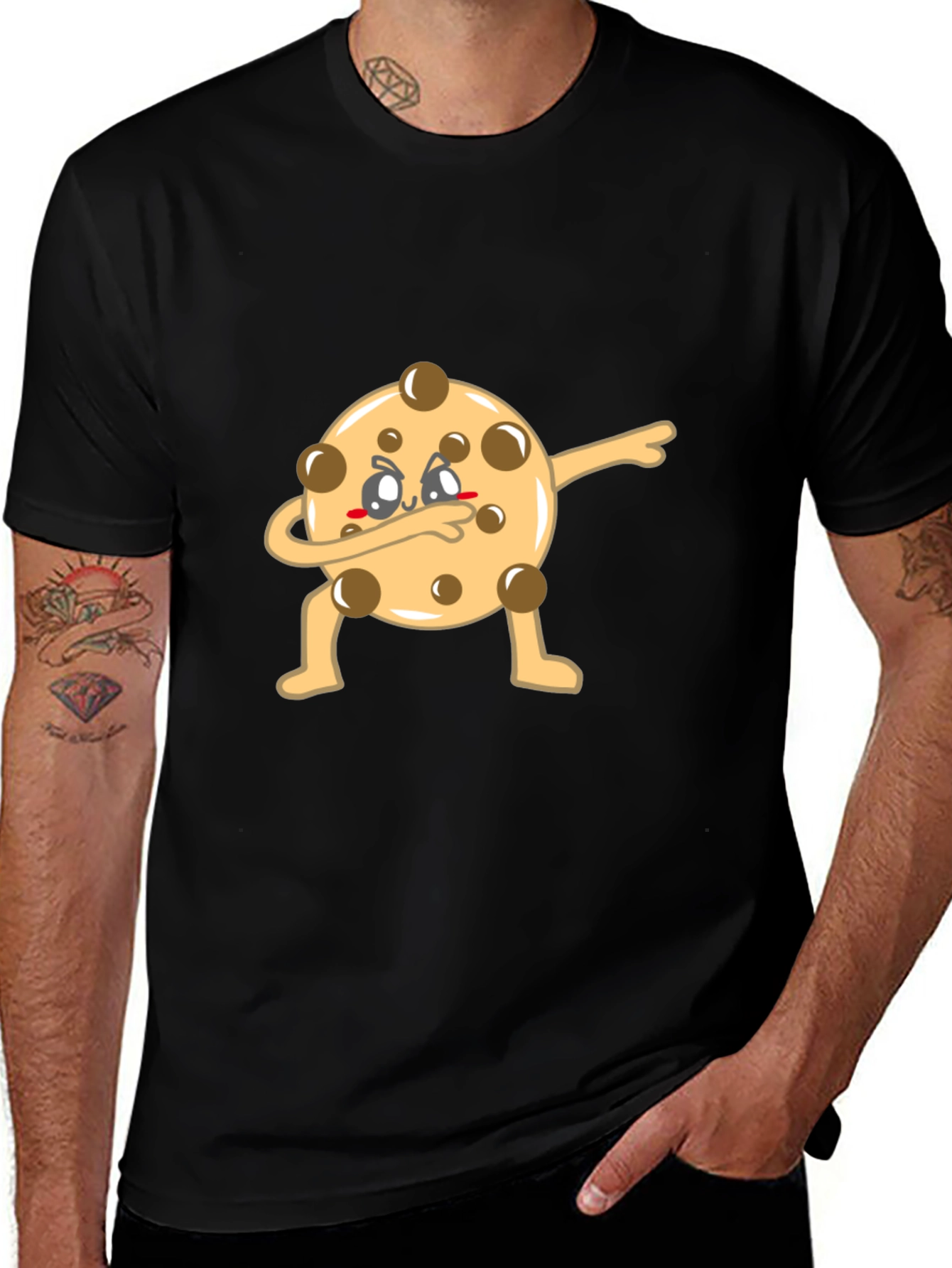Variant 2 of Dabbing Cookie Graphic Tee - Unique Design T-Shirt
