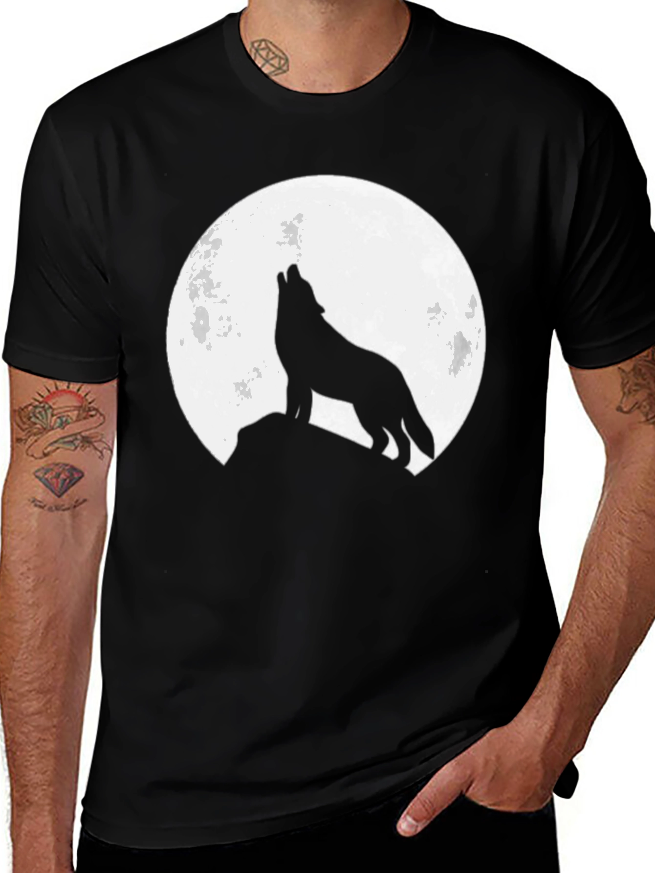 Variant 13 of Wolf Moon Graphic Tee