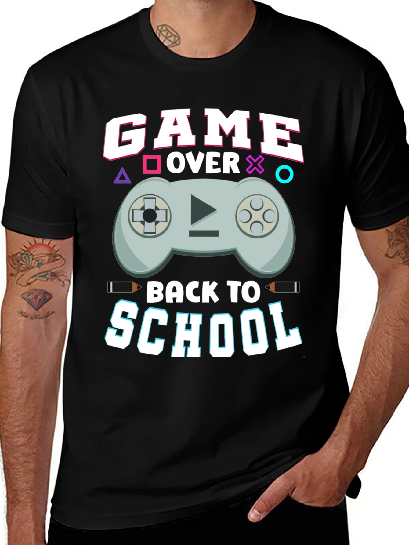 Variant 21 of Game Over Back To School T-Shirt