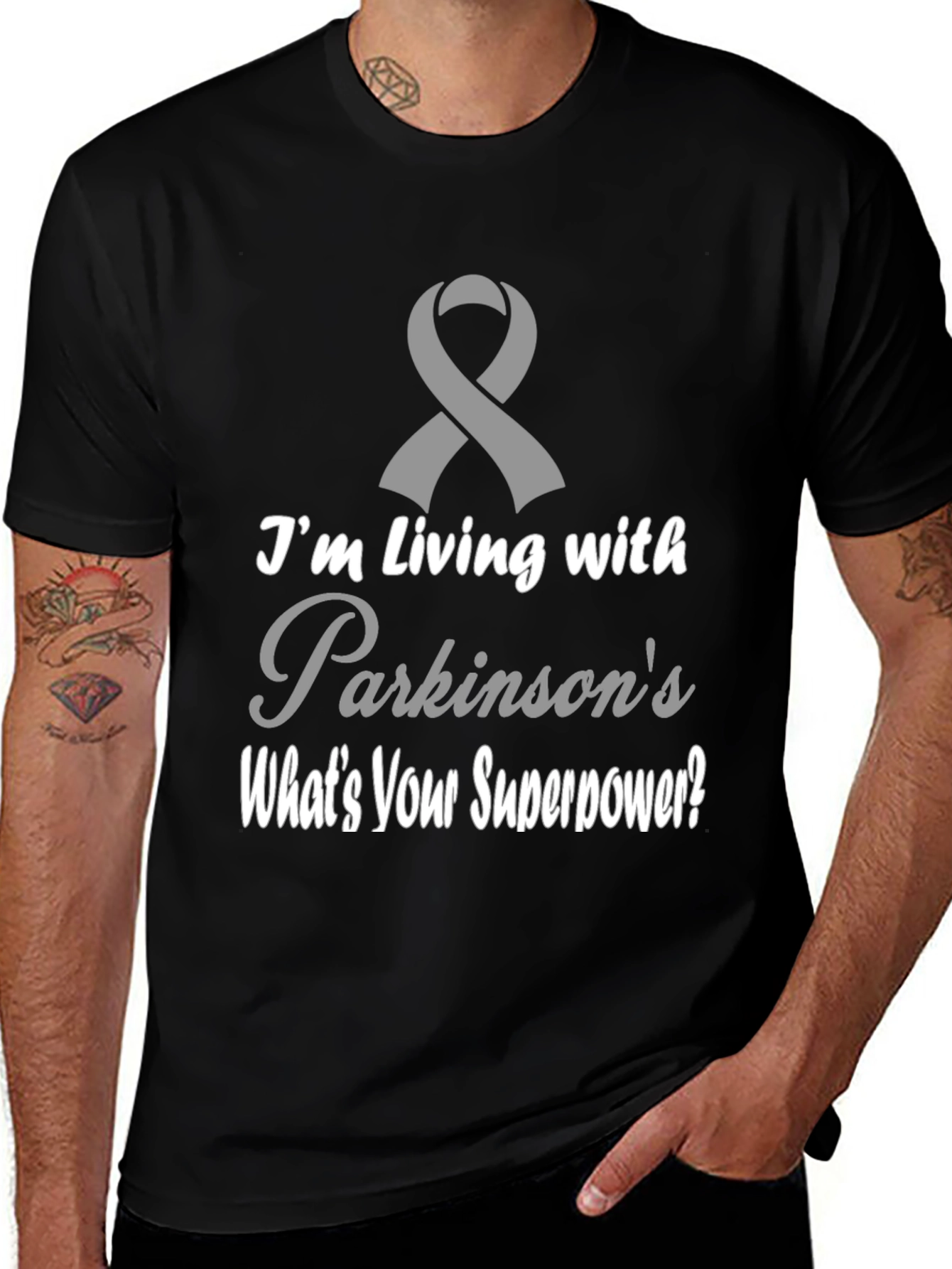 Parkinson's Awareness T-Shirt - What's Your Superpower?