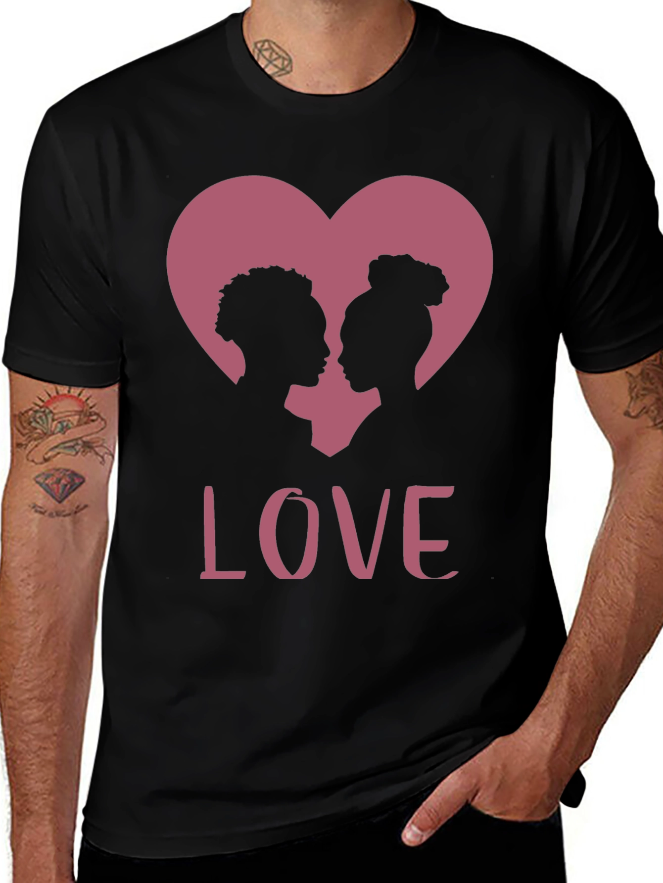Variant 27 of Love Silhouette T-Shirt