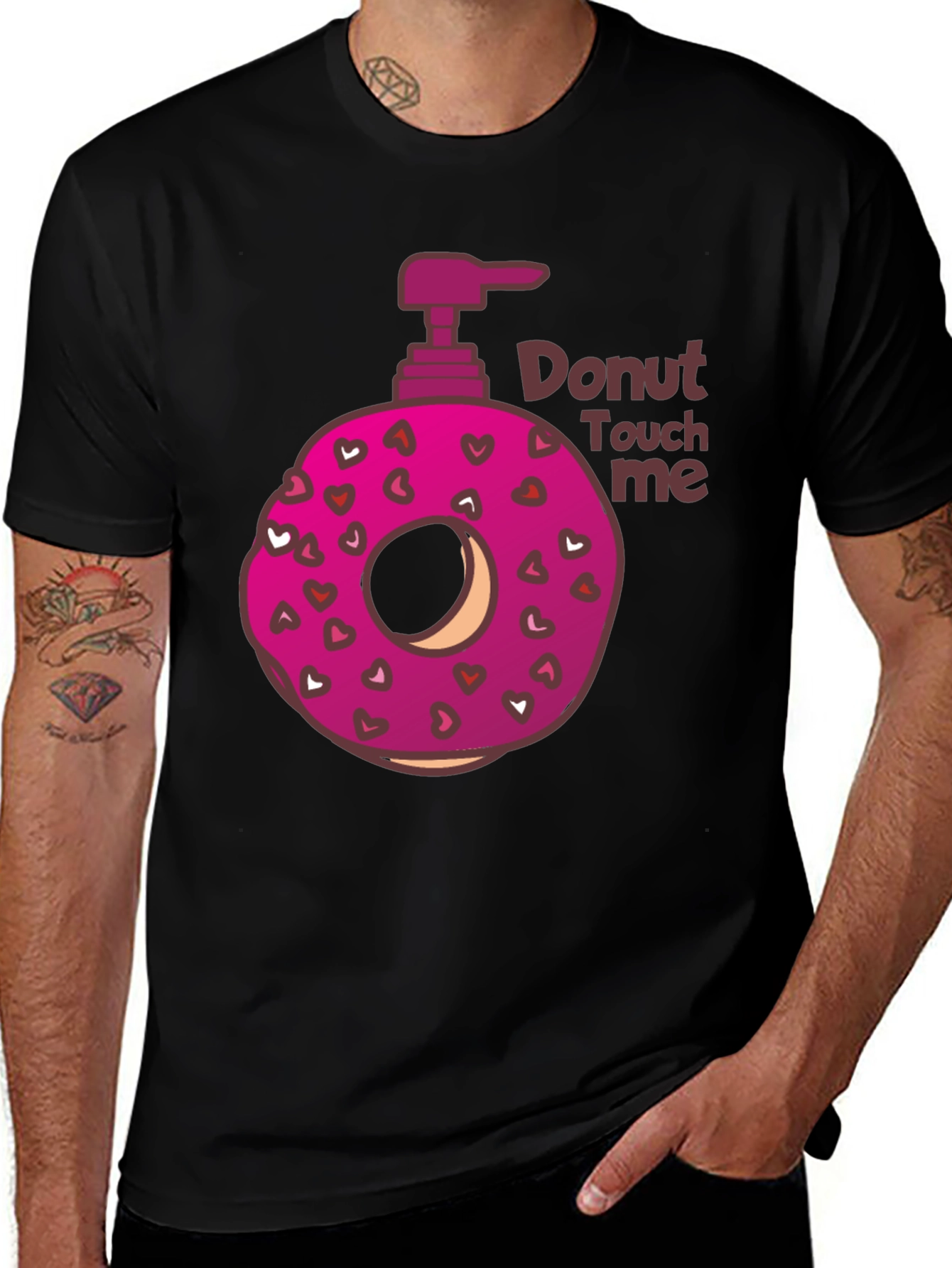 Variant 24 of Donut Touch Me Graphic T-Shirt