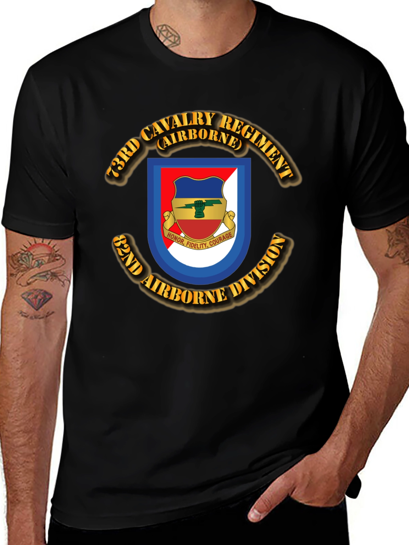 73rd Cavalry Regiment Airborne Division T-Shirt