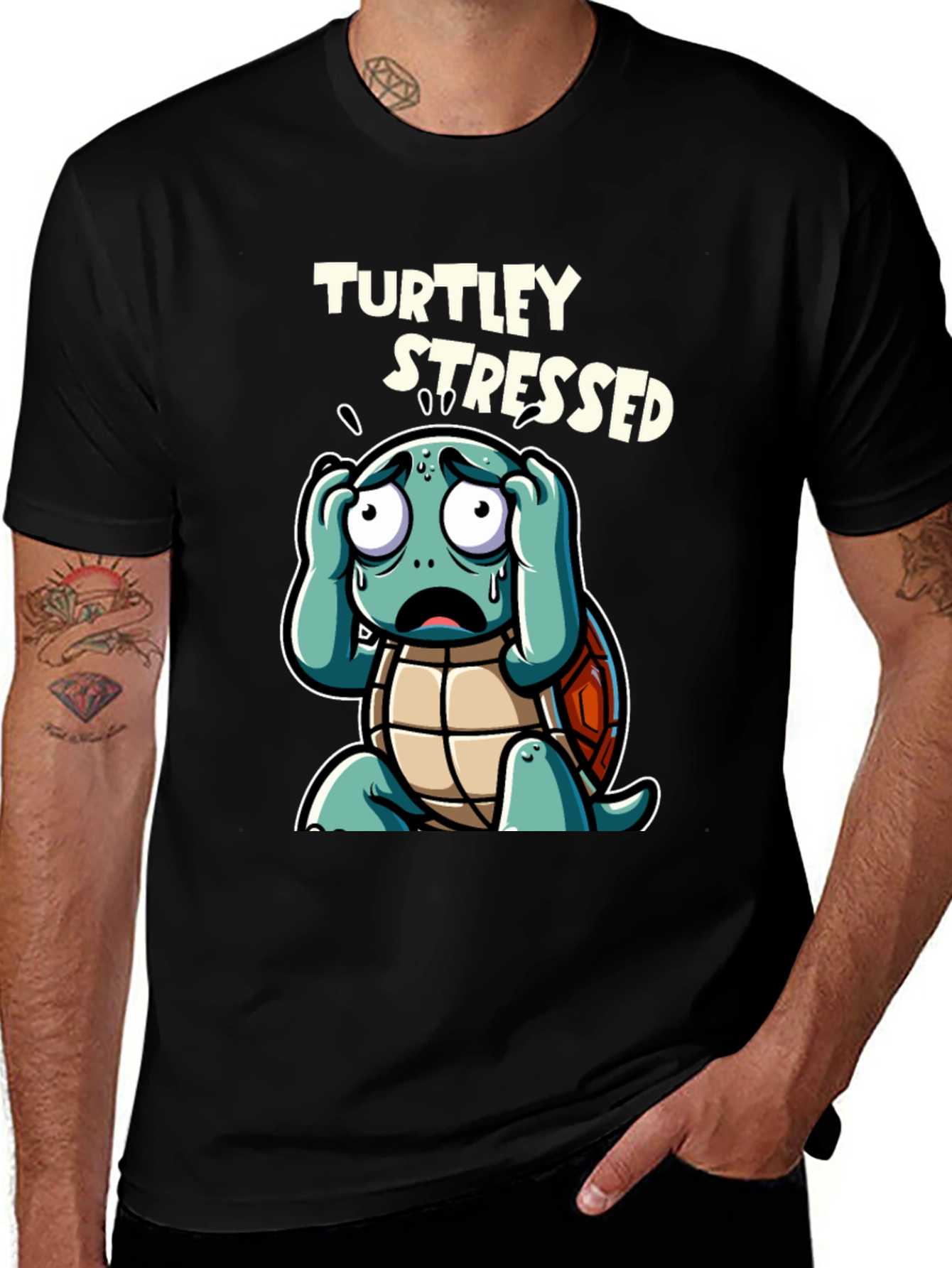 Variant 26 of Turtley Stressed Graphic Tee