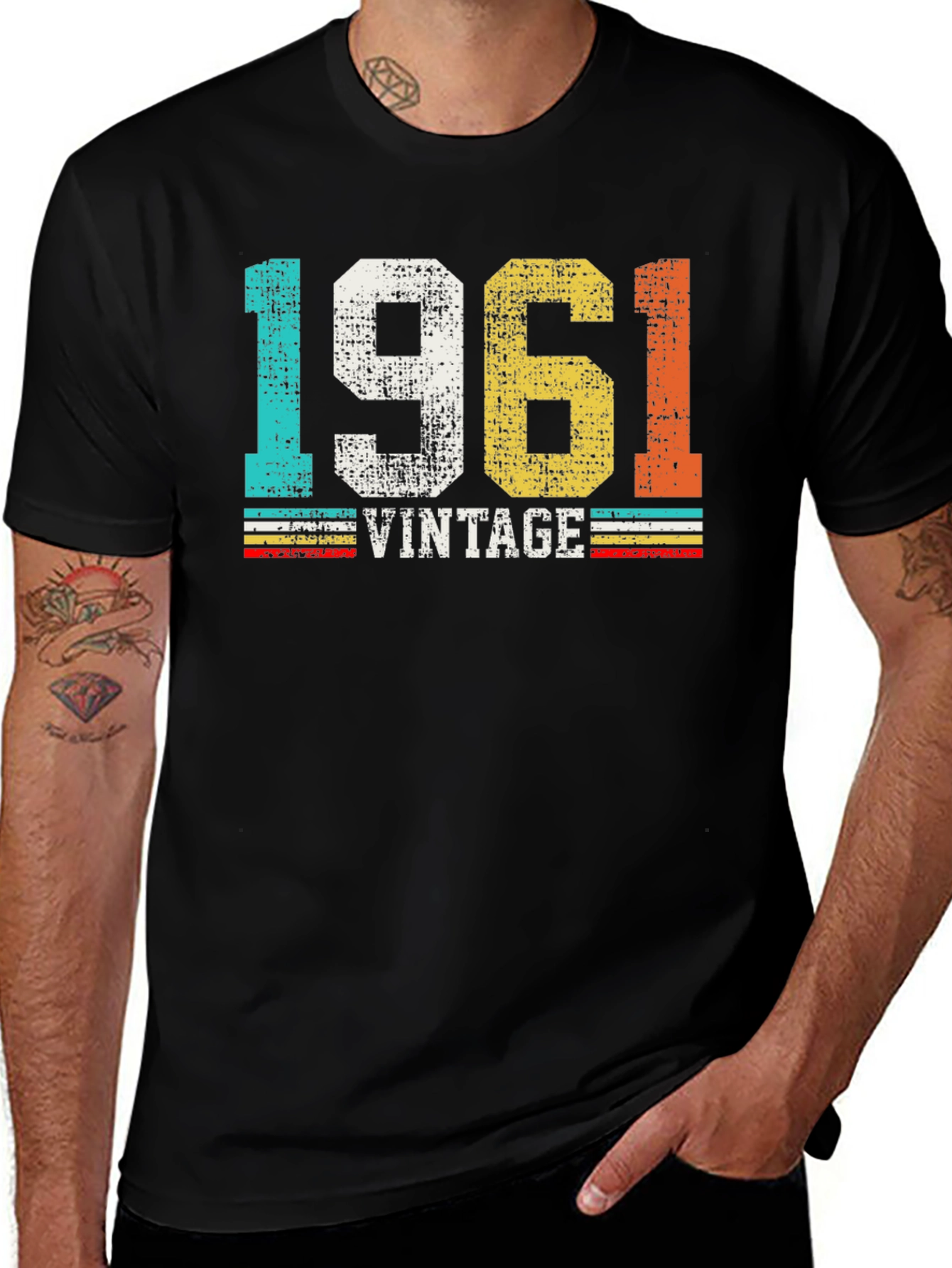 Variant 17 of Vintage 1961 Graphic Tee - 63rd Birthday Gift