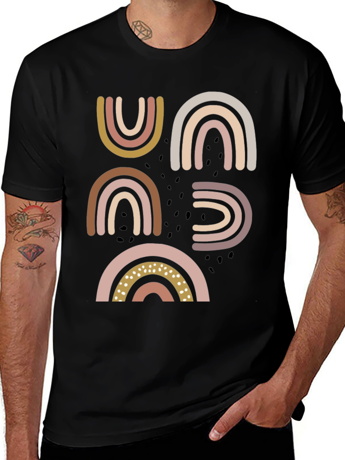 Boho Rainbow Graphic Tee