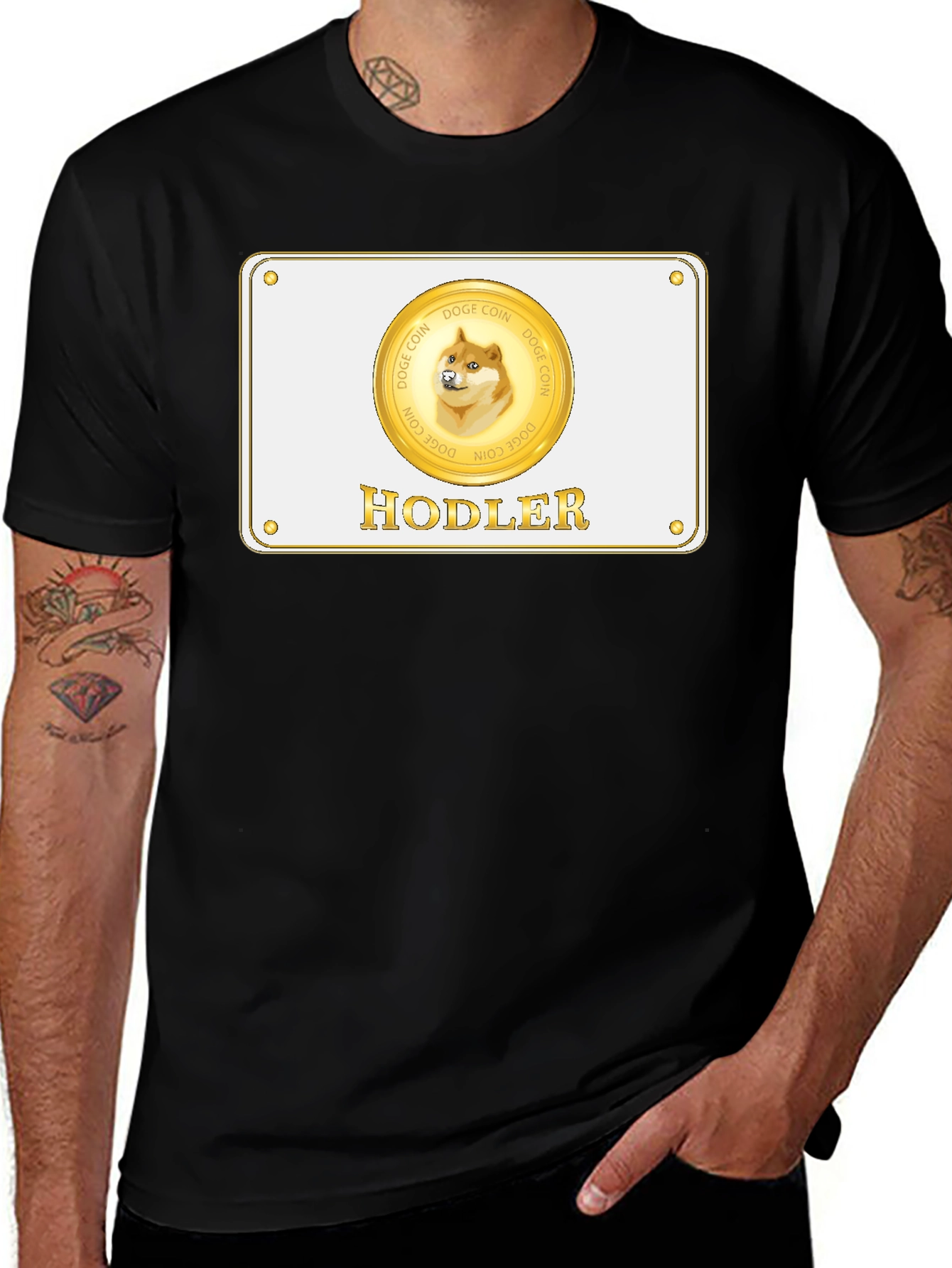 Doge Coin Hodler T-Shirt - Crypto Meme Apparel
