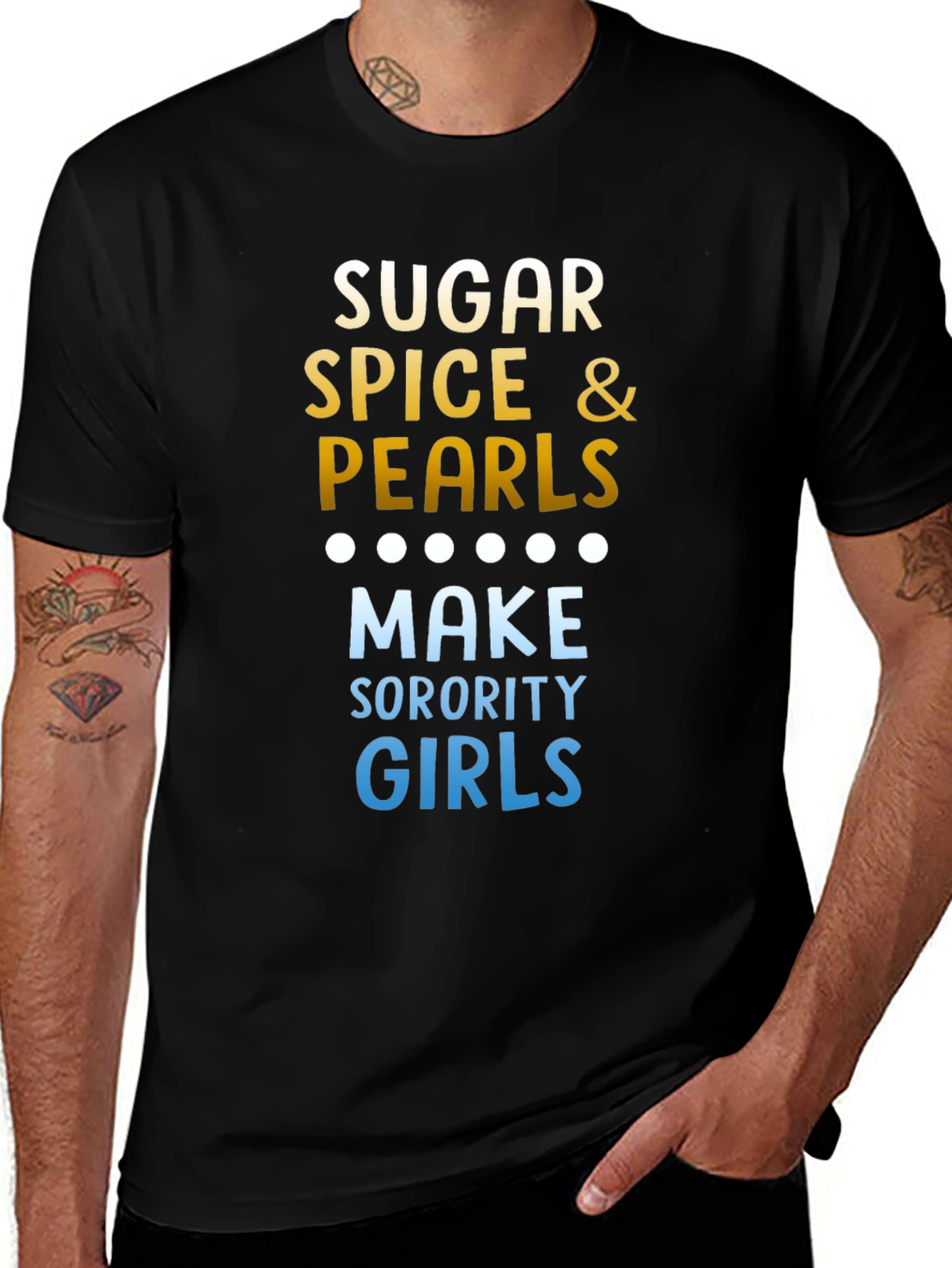Variant 22 of Sugar Spice & Pearls Sorority T-Shirt