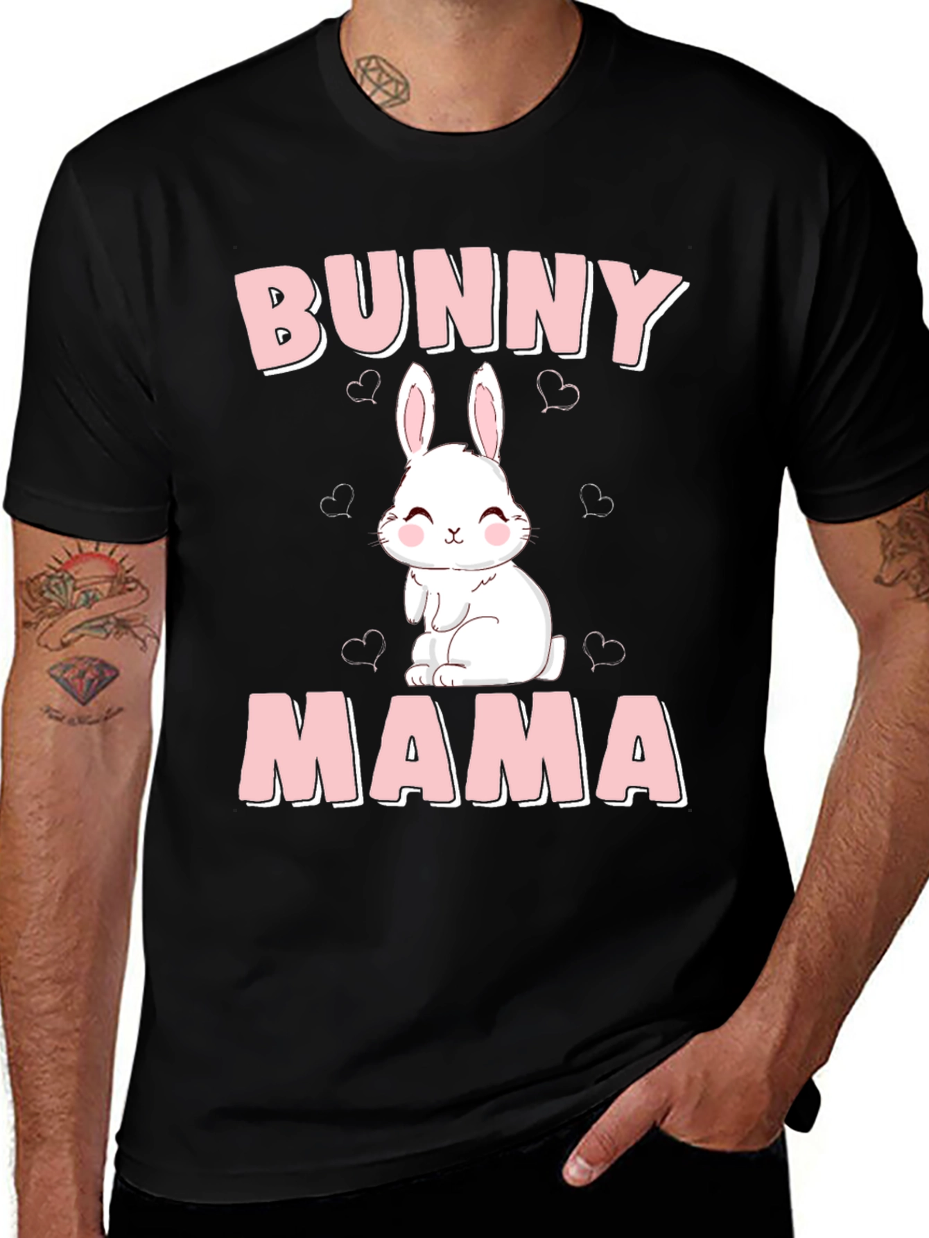 Variant 28 of Bunny Mama T-Shirt - Cute Easter Gift