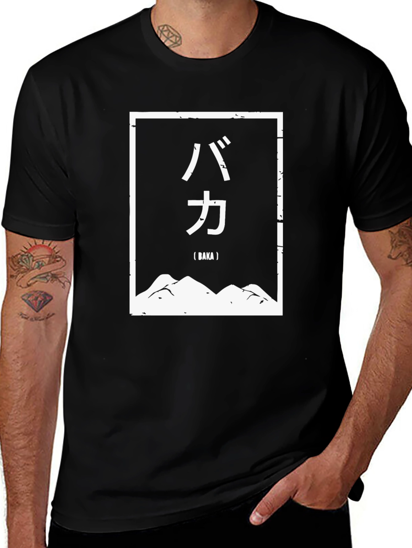 Variant 13 of Baka Anime T-Shirt - Funny Japanese Design