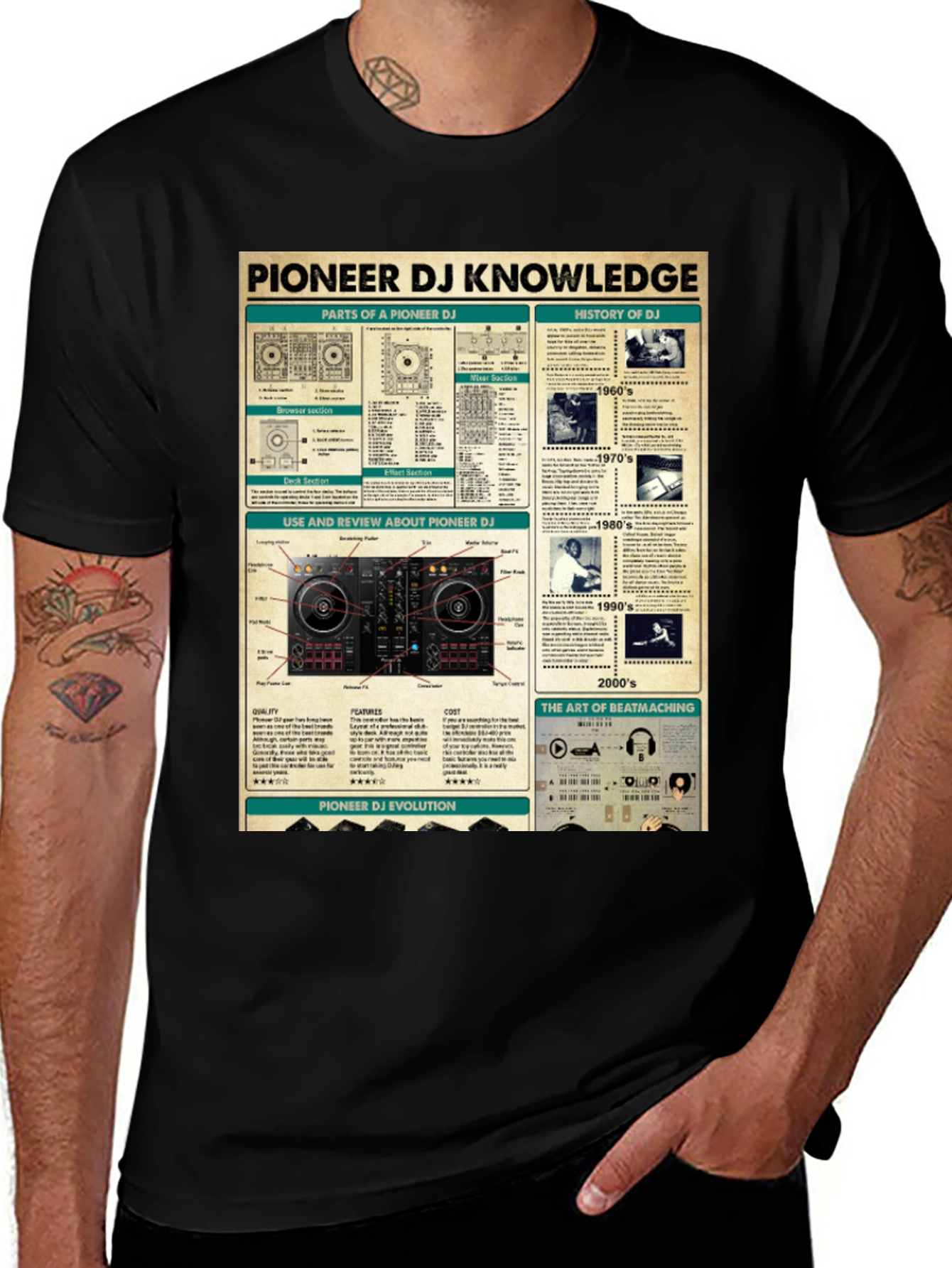 Pioneer DJ Knowledge T-Shirt - Music Lover's Tee