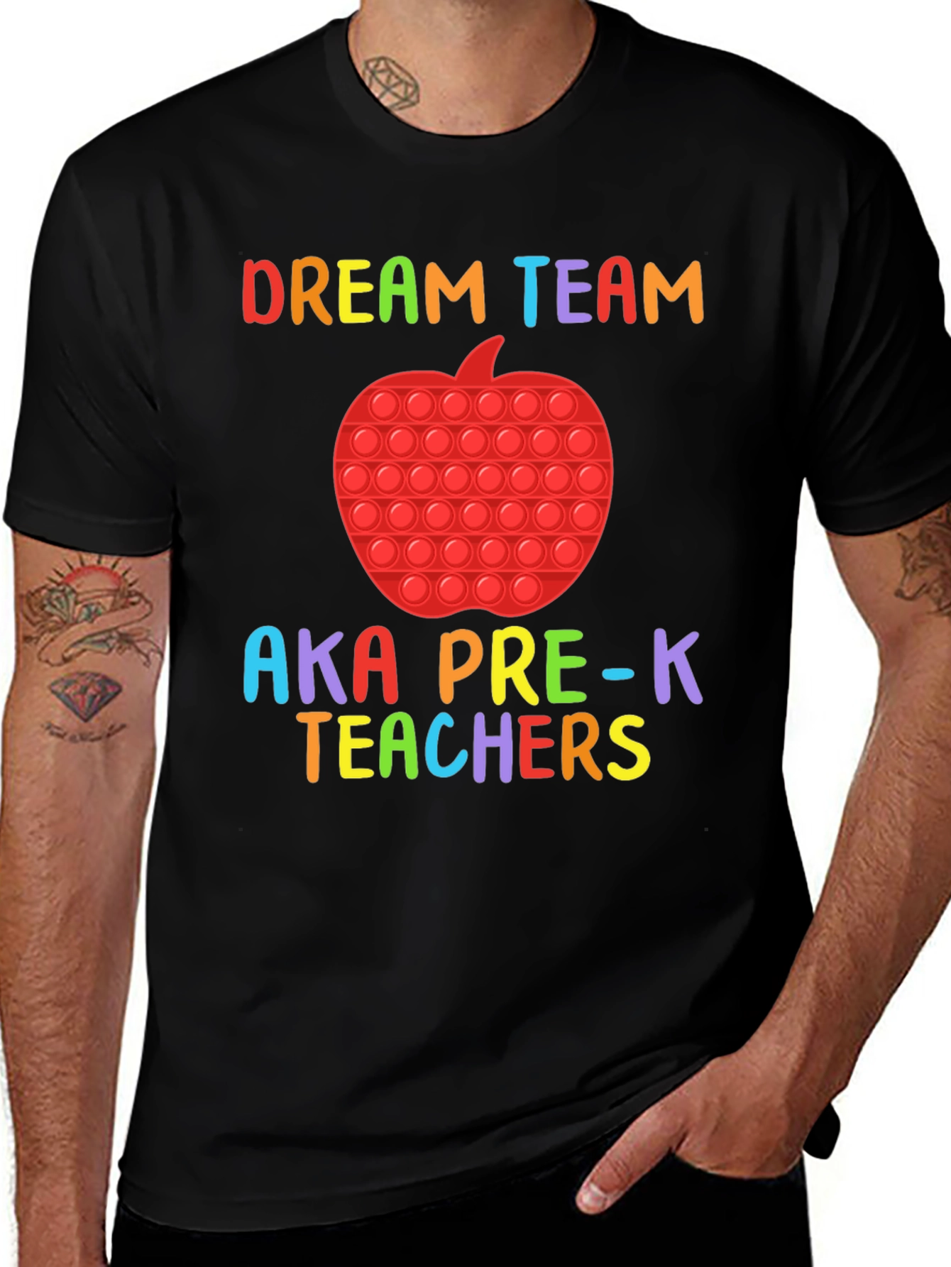 Variant 22 of Dream Team Pre-K Teacher Graphic Tee
