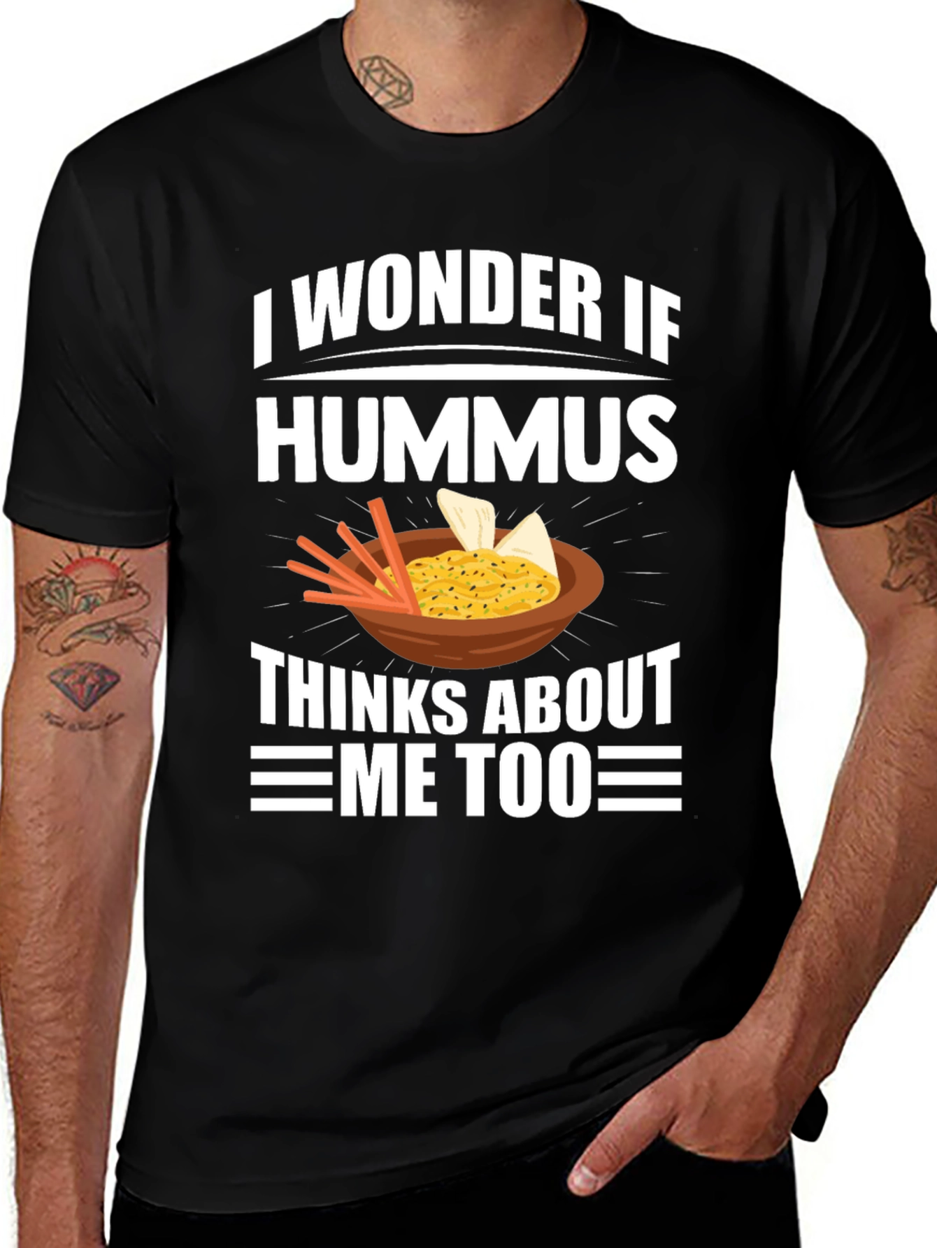 Variant 21 of Hummus Lover Graphic Tee