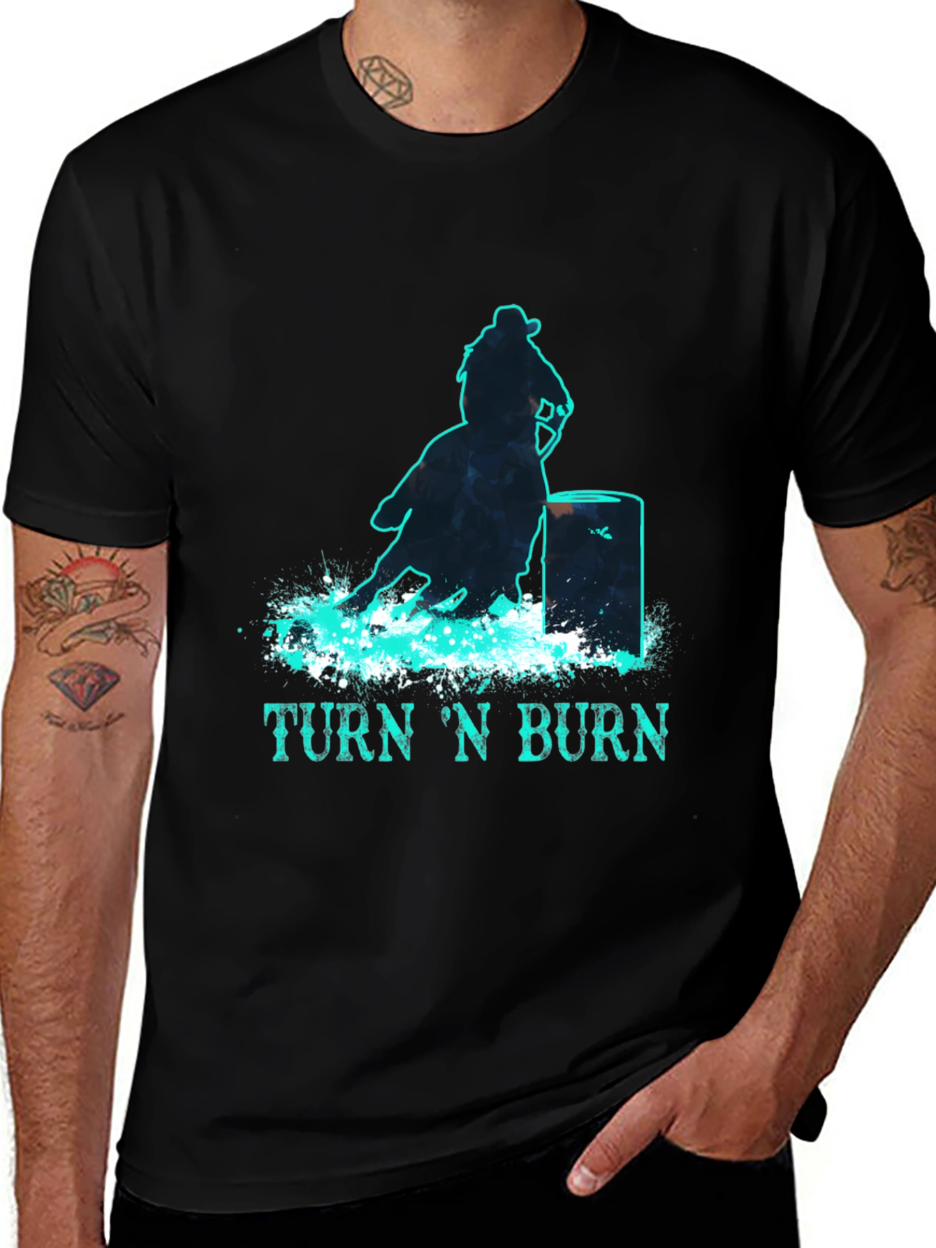 Variant 17 of Turn 'N Burn Rodeo T-Shirt