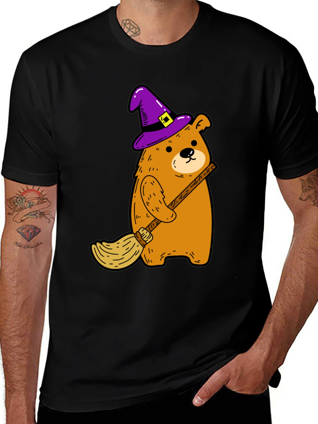 Witch Bear T-Shirt - Halloween Style