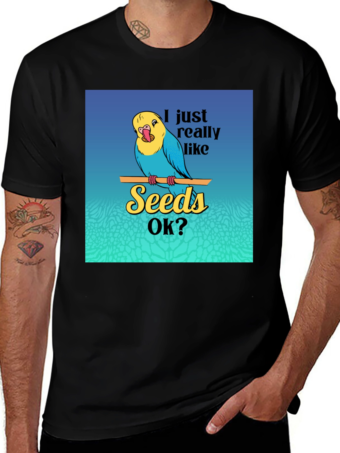Variant 29 of Bird Seeds Graphic T-Shirt