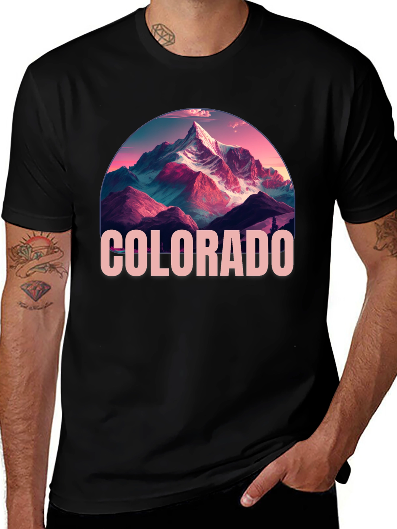 Colorado Mountain Graphic Tee - Unisex Soft Cotton