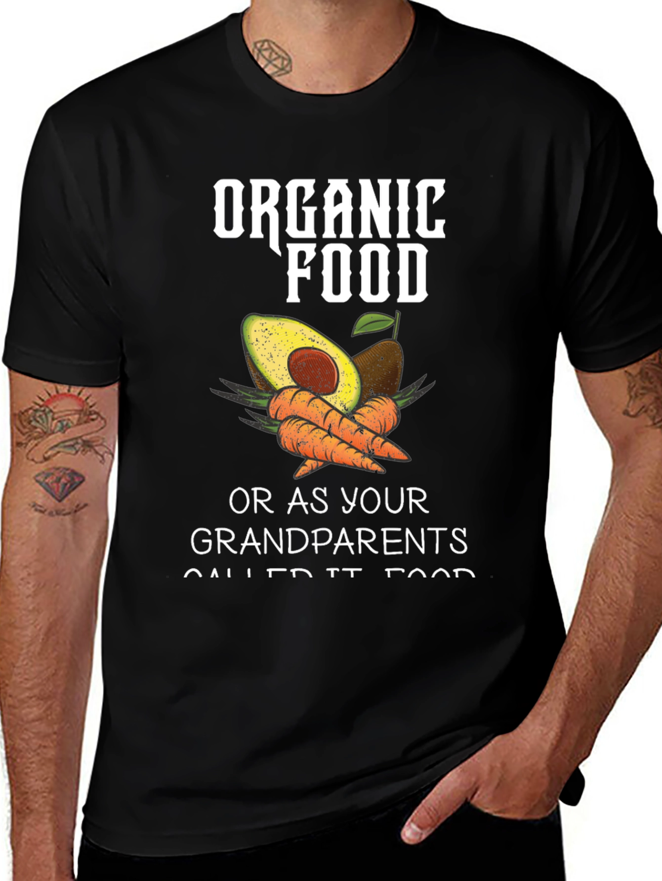 Variant 18 of Organic Food T-Shirt - Grandparents' Food