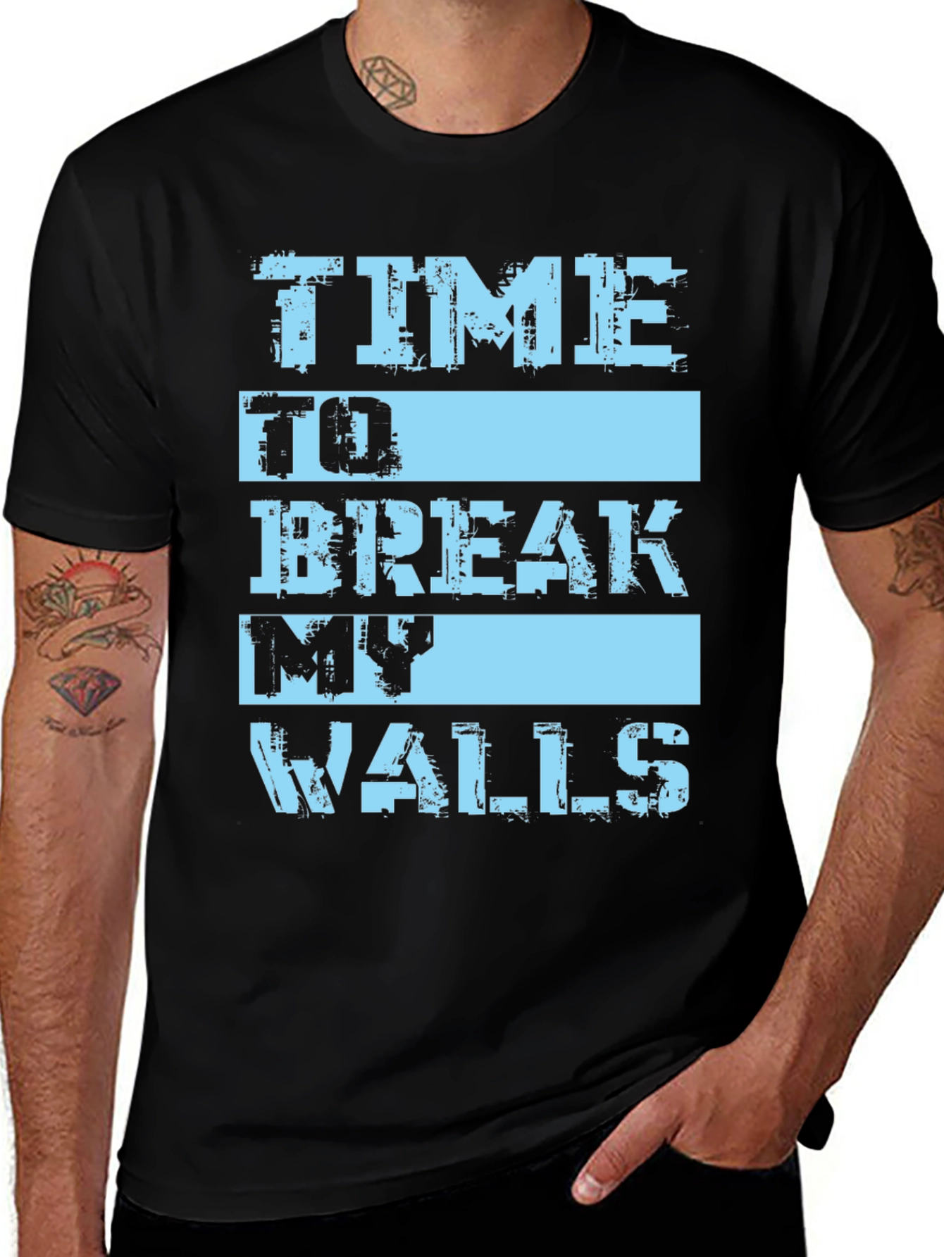Variant 2 of Time To Break My Walls Graphic Tee