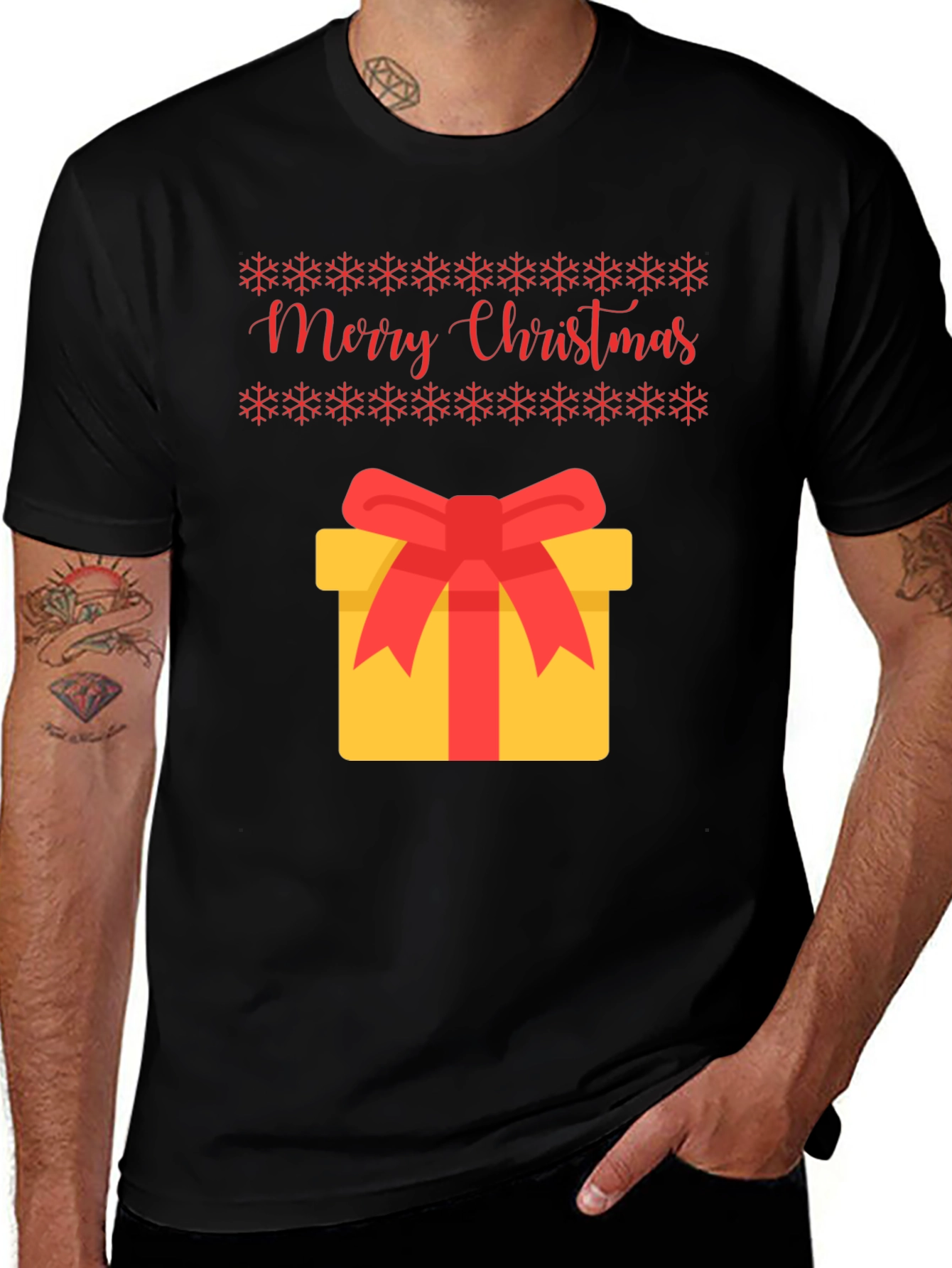 Festive Merry Christmas Gift T-Shirt
