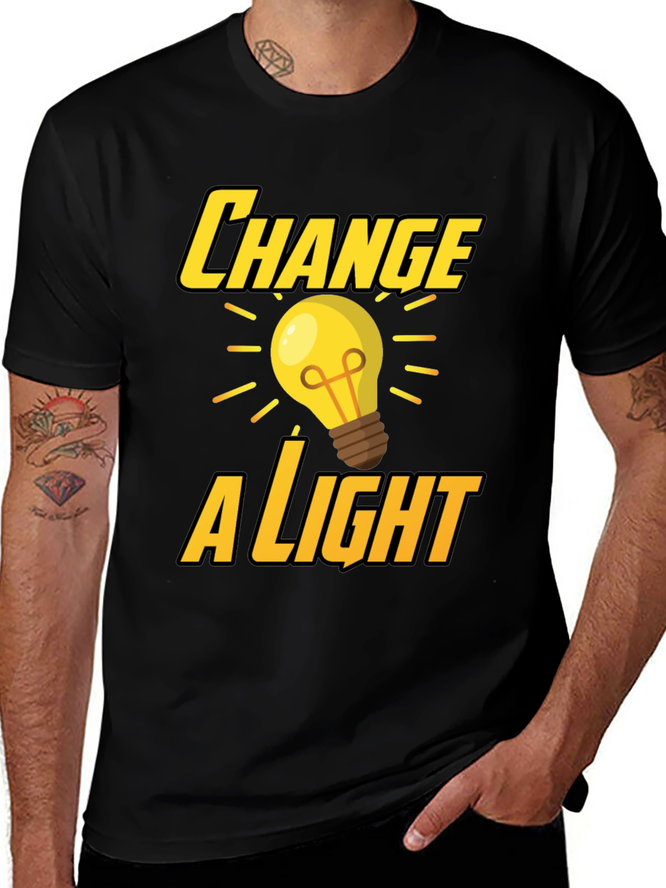 Change a Light T-Shirt - Bright Idea Design
