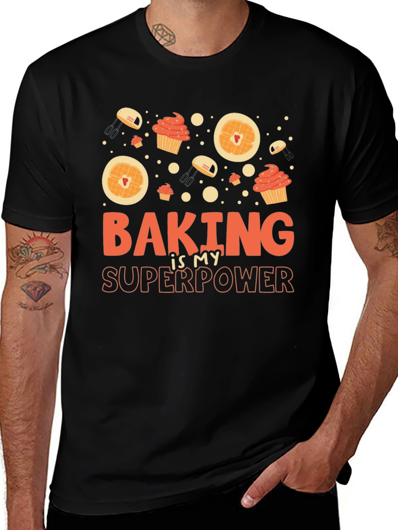 Variant 22 of Baking is My Superpower Graphic Tee