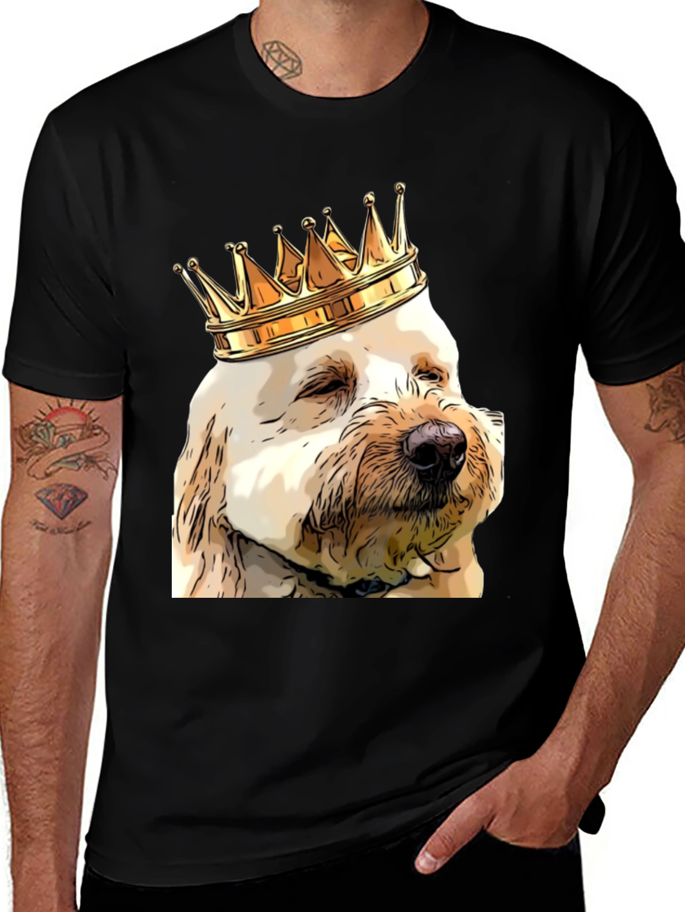 Variant 21 of King Dog T-Shirt - Funny Pet Lover Tee