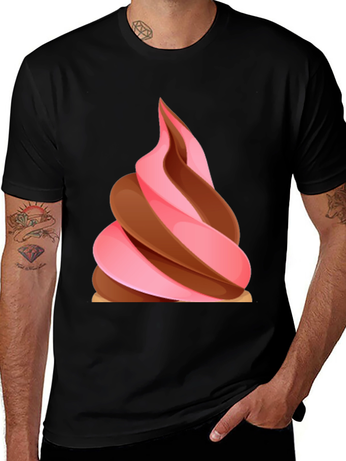 Swirl Treat T-Shirt -  Fun Foodie Tee!