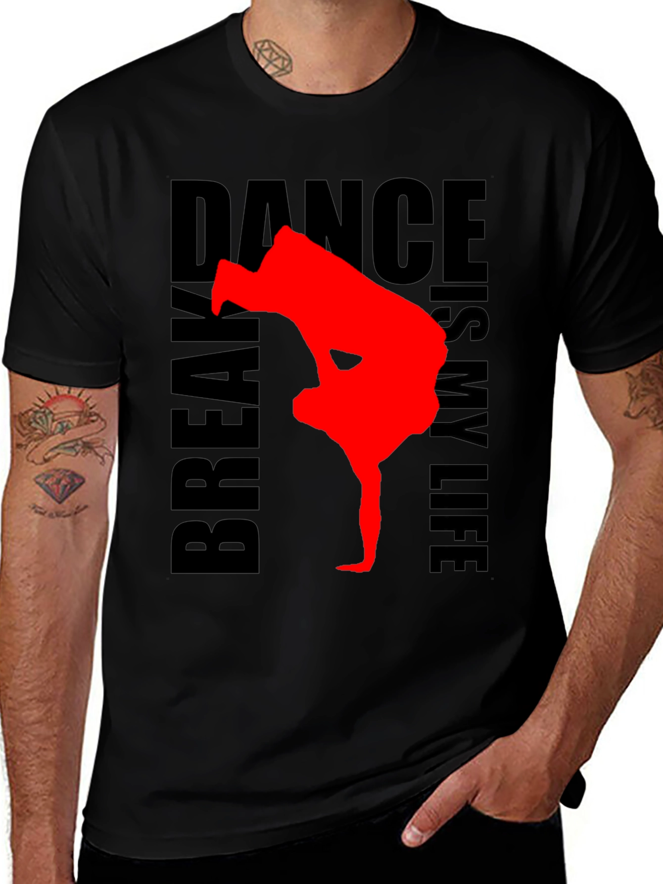 Variant 24 of Break Dance is My Life T-Shirt - Urban Style Tee