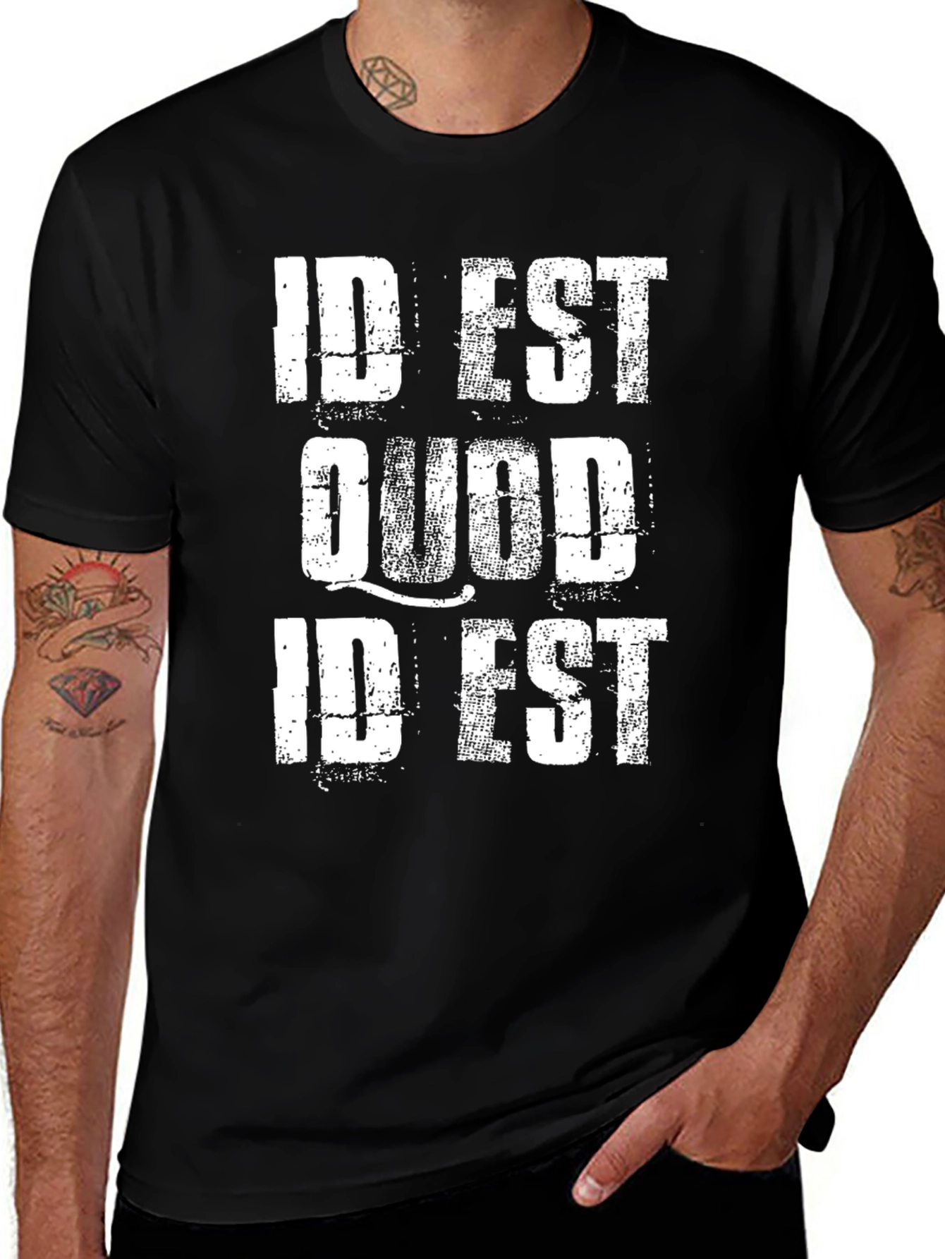 Variant 19 of Id Est Quod Id Est T-Shirt | Latin Saying Tee