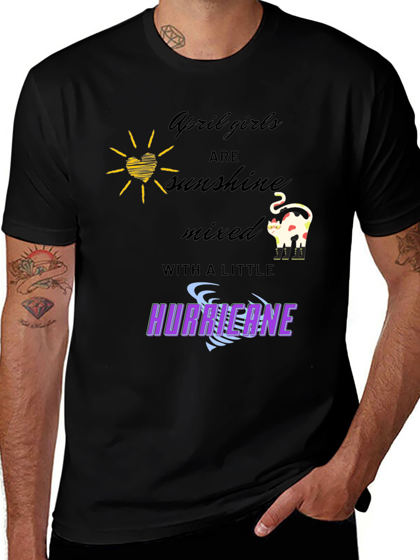 Variant 8 of April Girls Sunshine Hurricane Graphic T-Shirt