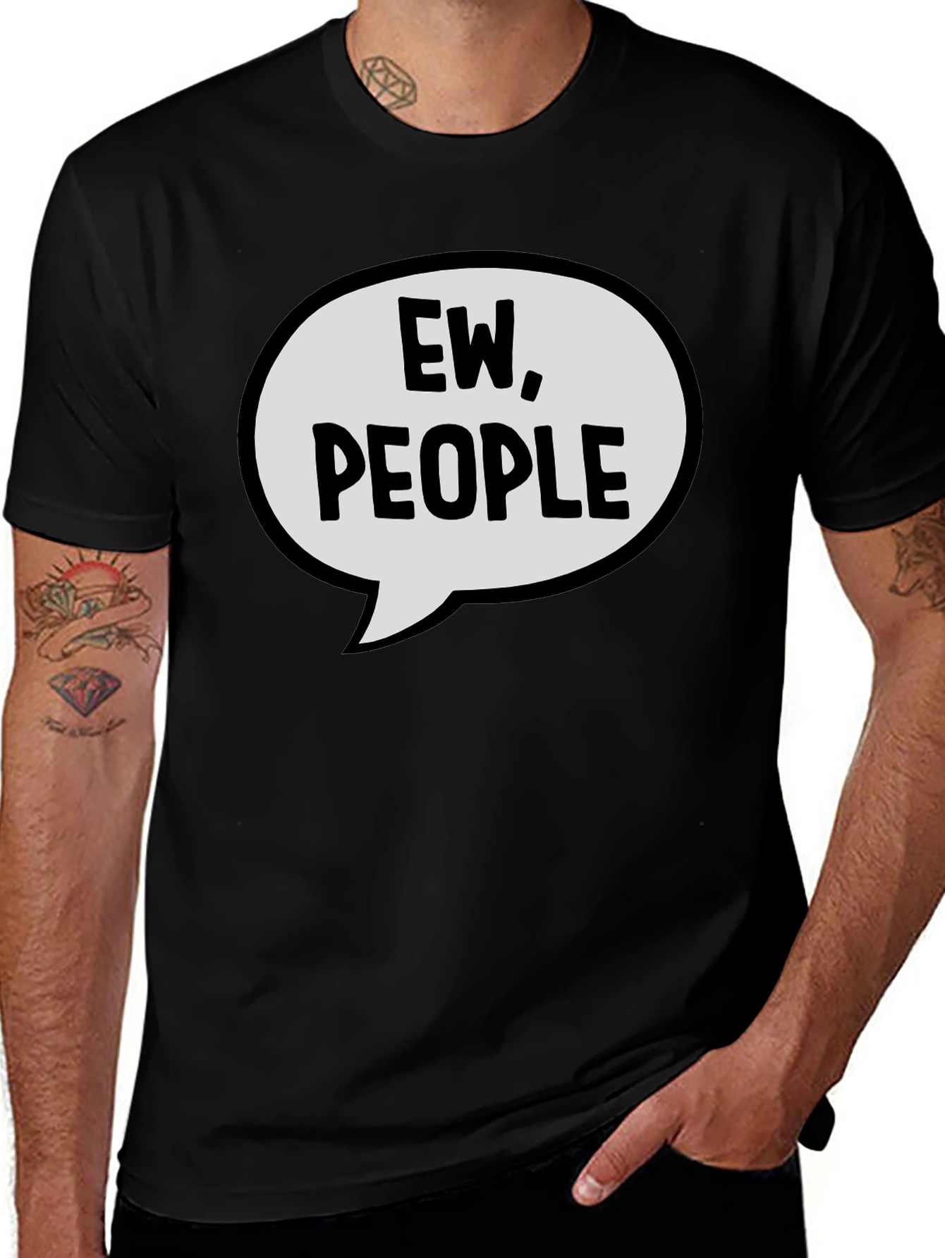 Ew, People T-Shirt - Funny Sarcastic Introvert Tee