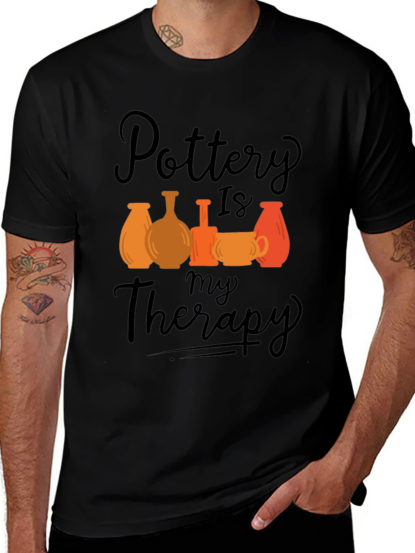 Variant 16 of Pottery Is My Therapy Graphic T-Shirt