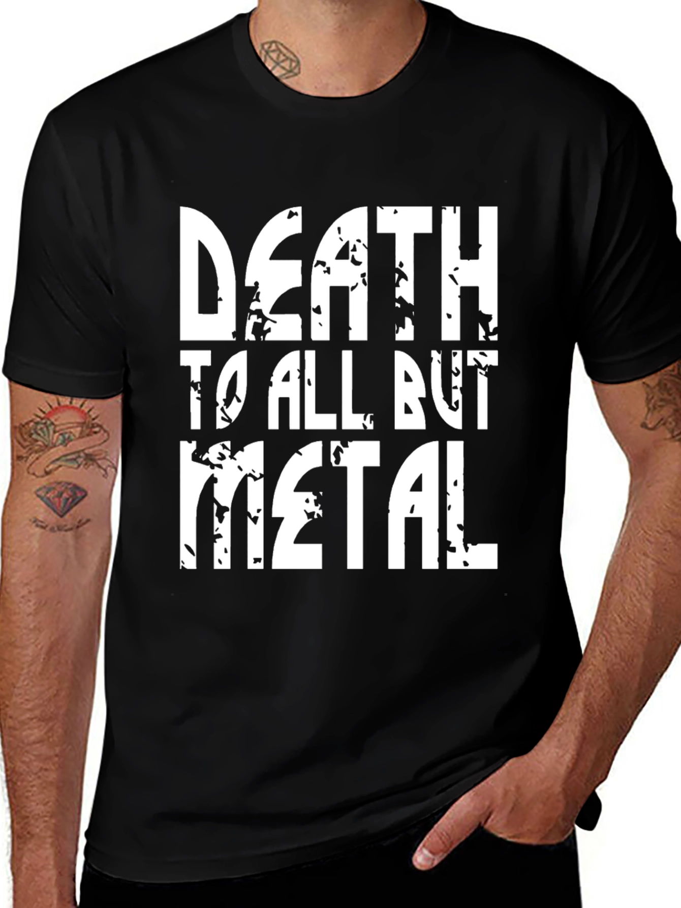Variant 19 of Death to All But Metal T-Shirt