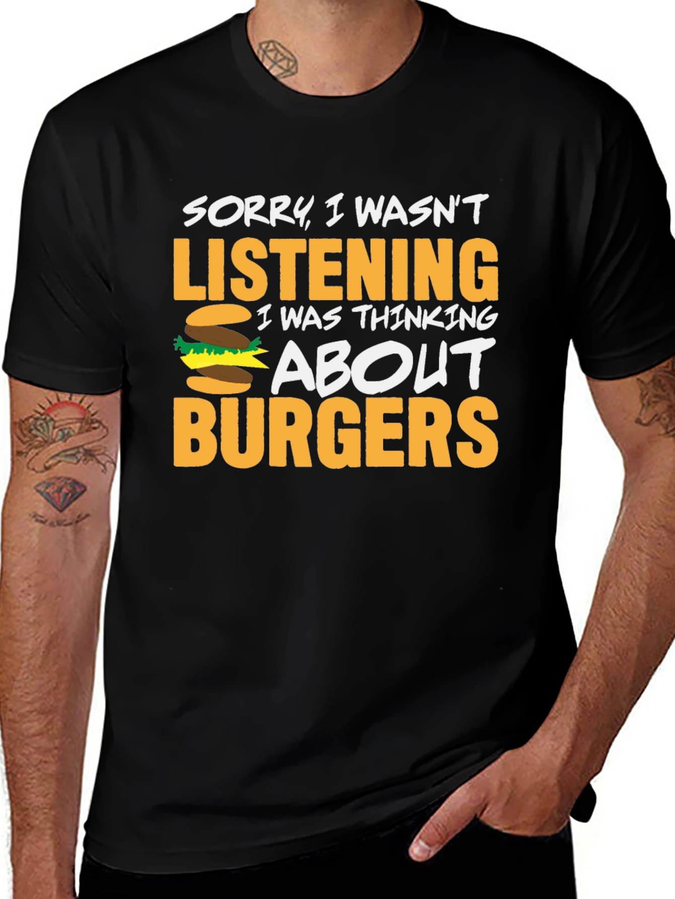 Variant 14 of Burger Lover T-Shirt - Funny Foodie Tee