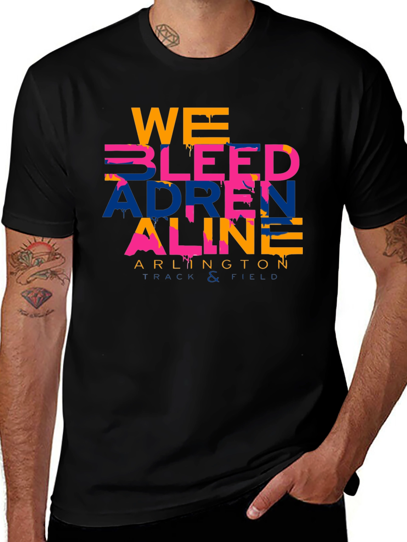 Variant 5 of We Bleed Adrenaline T-Shirt - Track & Field