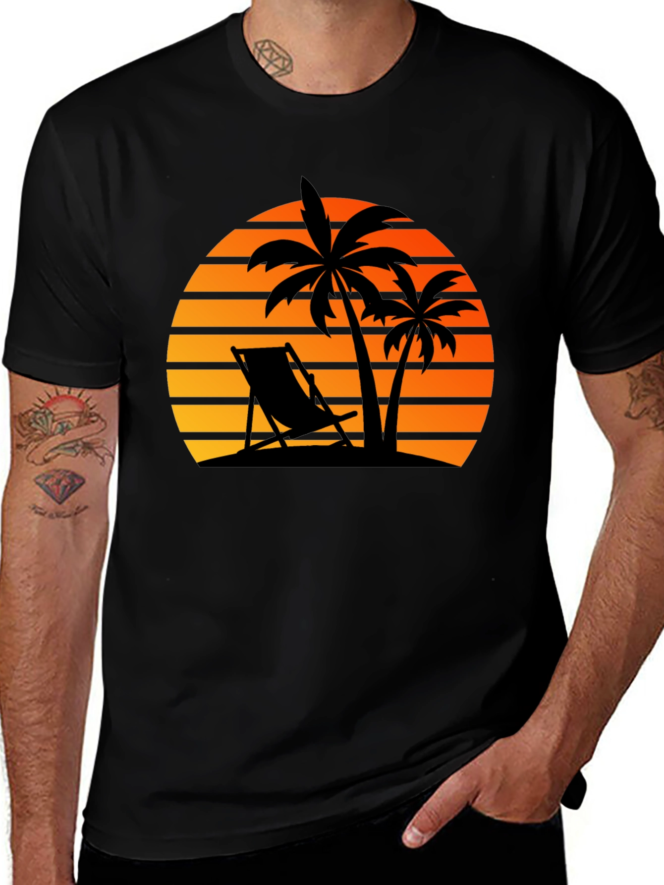 Variant 18 of Sunset Beach Graphic T-Shirt