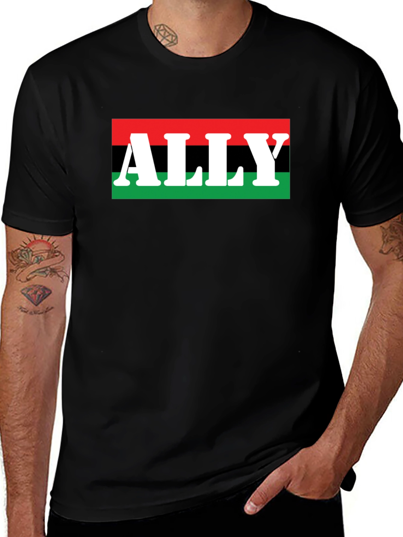 ALLY Pan-African Colors T-Shirt
