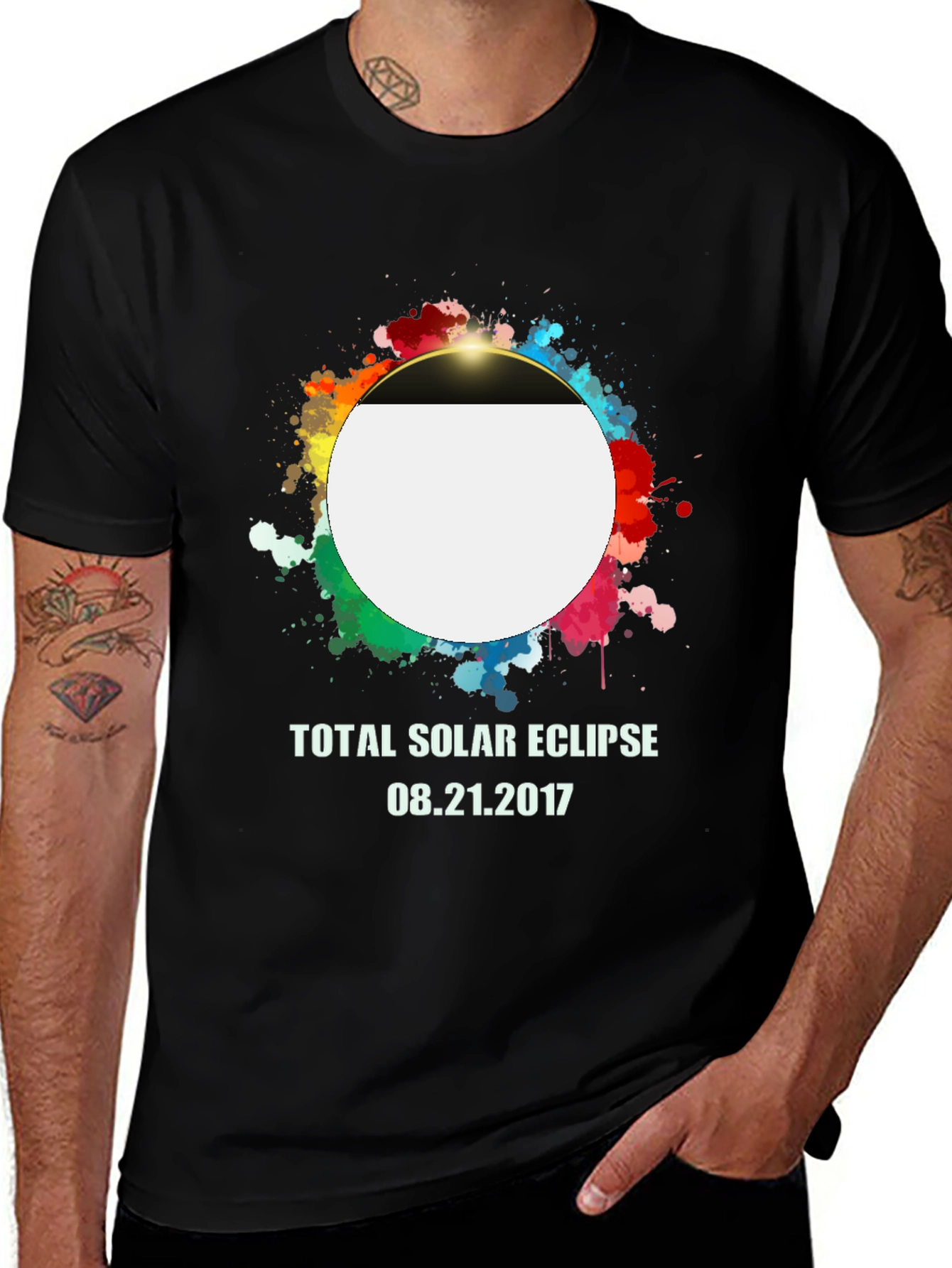 Variant 7 of Total Solar Eclipse 2017 Graphic Tee