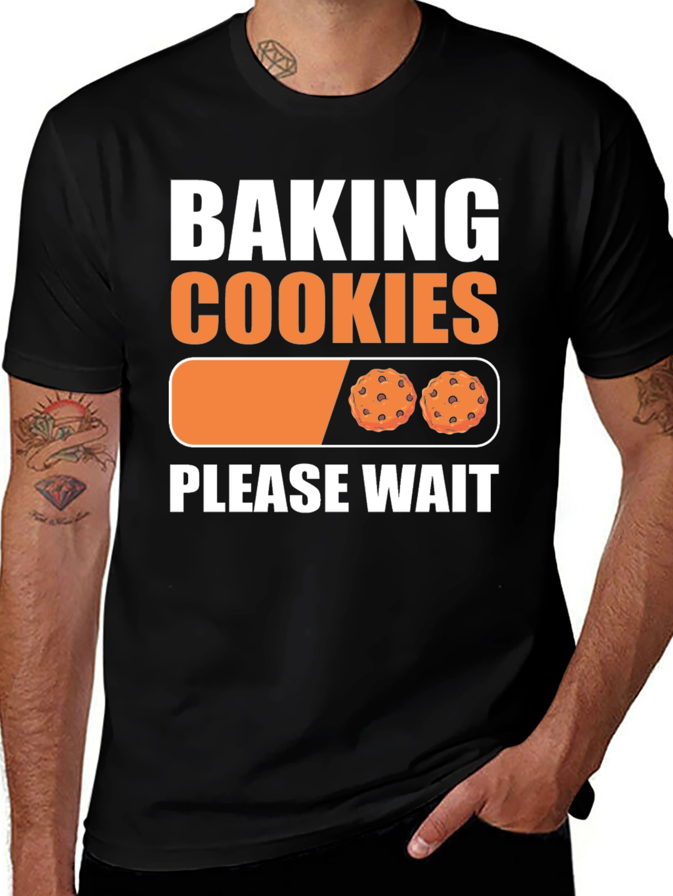 Variant 20 of Baking Cookies Please Wait T-Shirt
