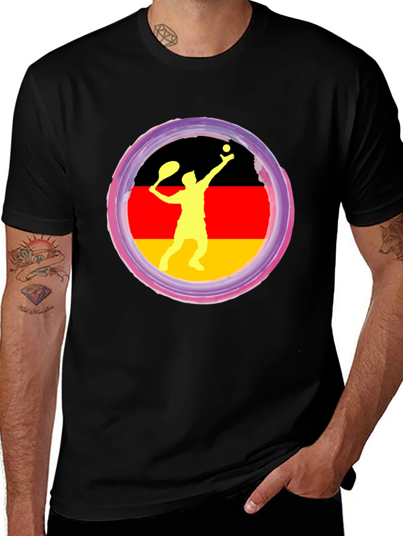 Variant 10 of German Tennis Player T-Shirt