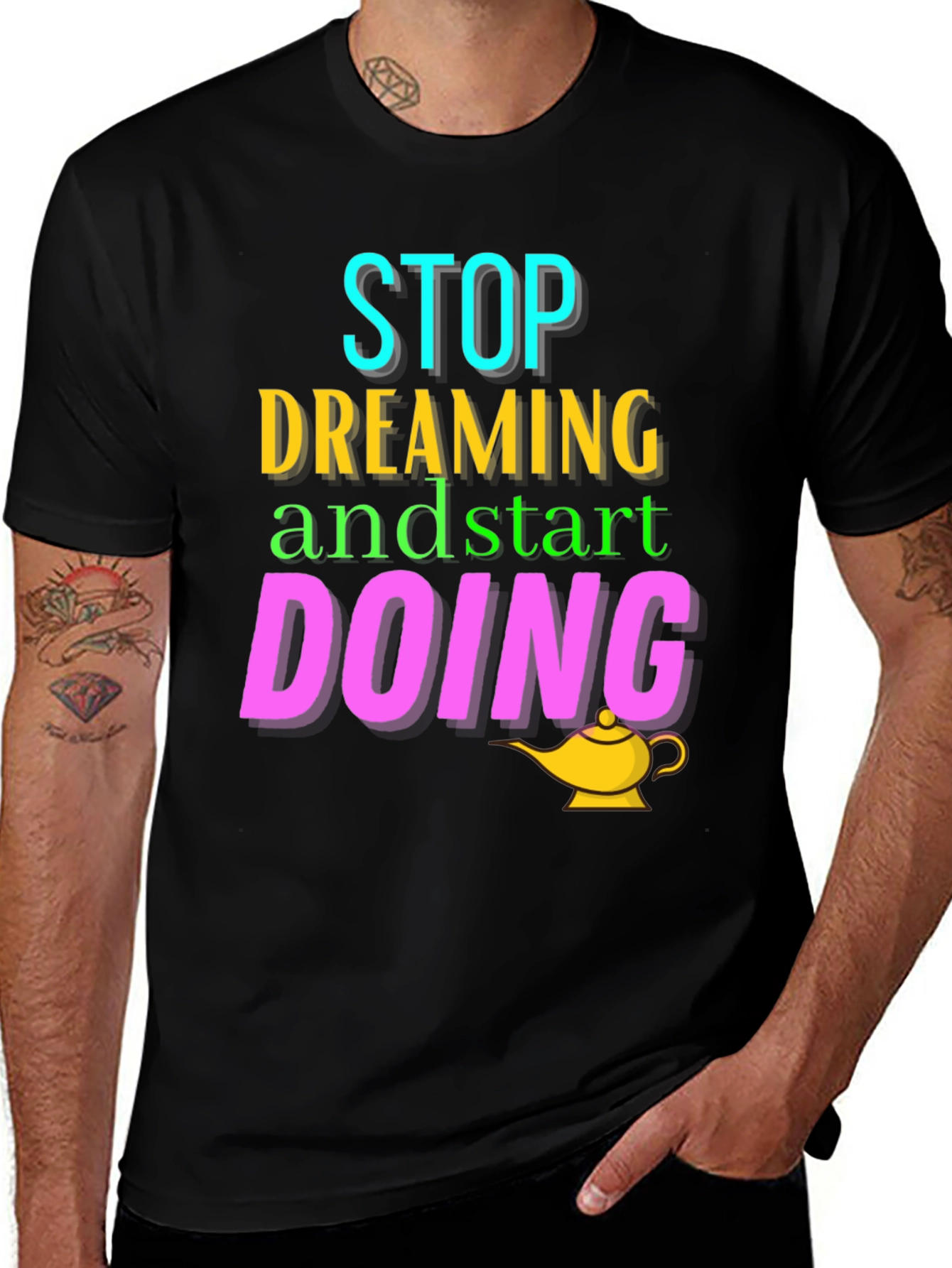 Variant 28 of Stop Dreaming Start Doing Graphic Tee