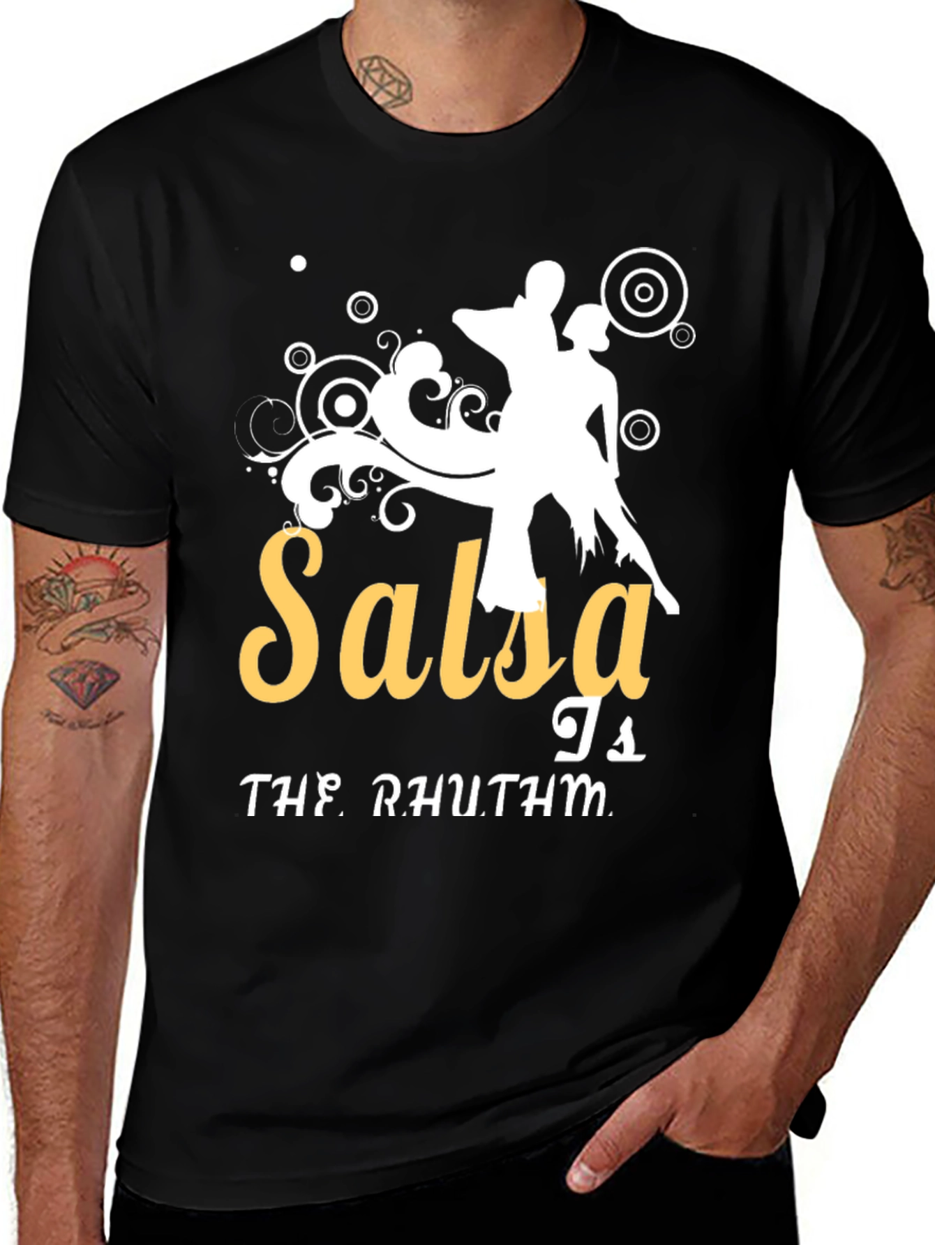 Variant 15 of Salsa is the Rhythm T-Shirt Dance Tee